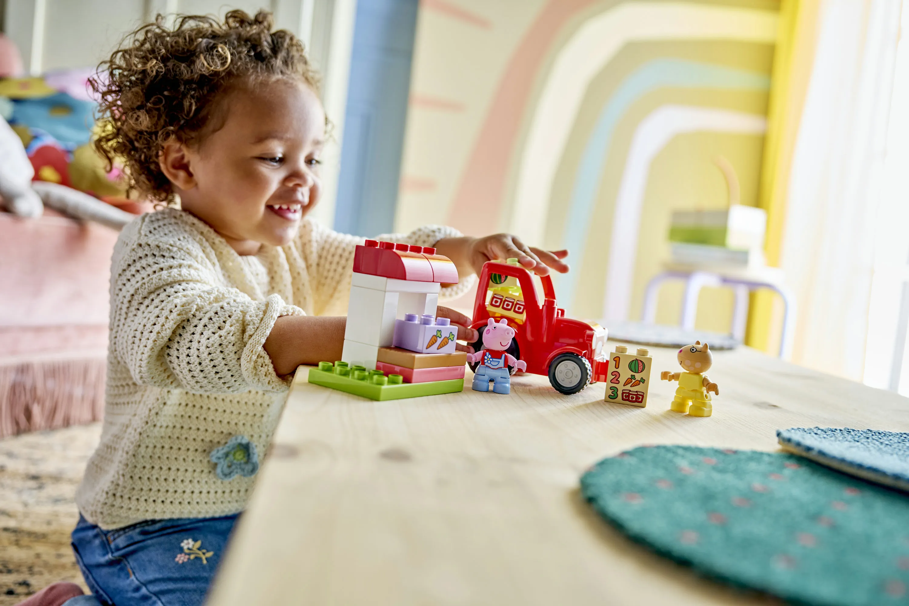 LEGO DUPLO Peppa Pig Tractor and Market Stall 10468