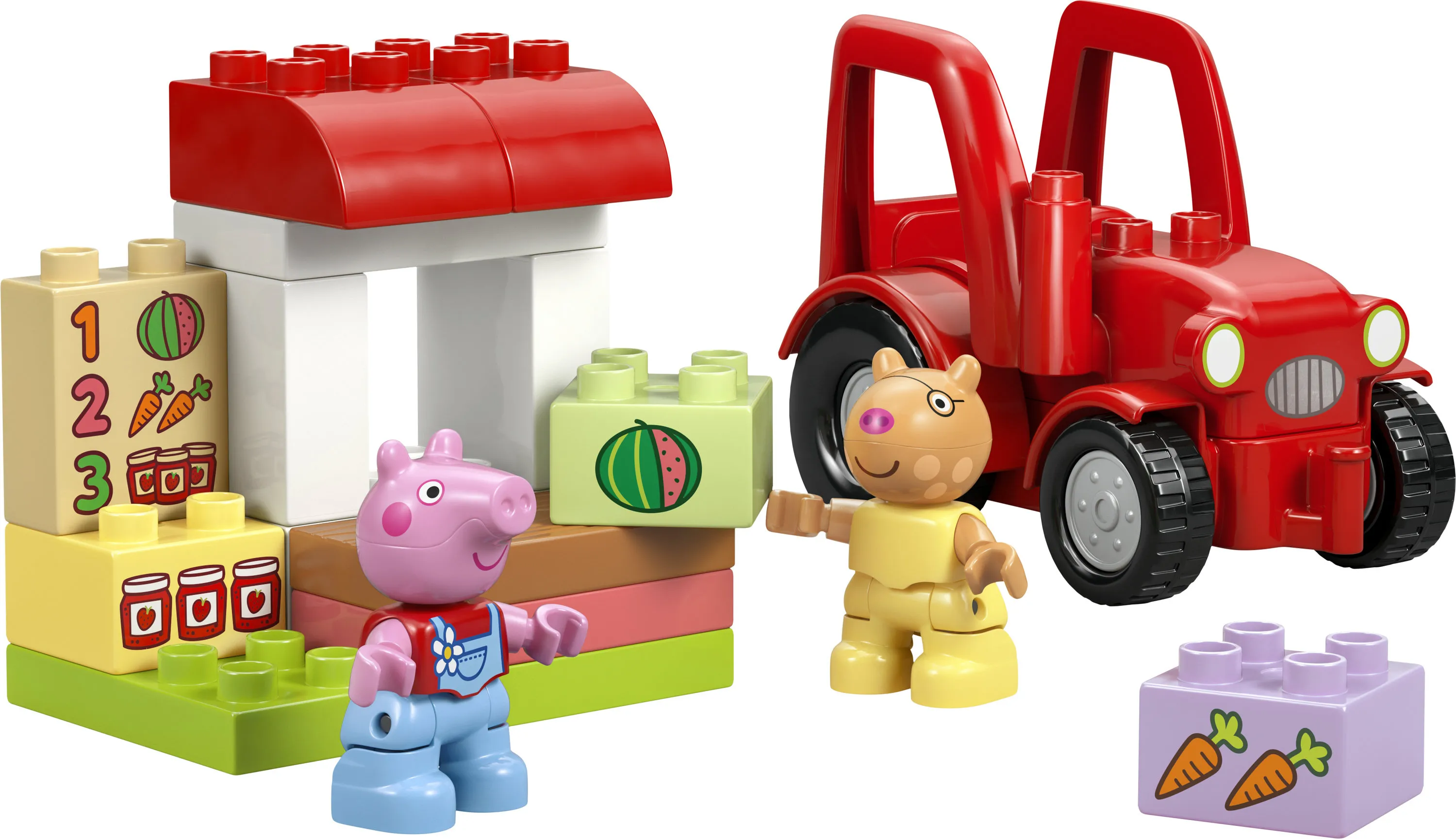 LEGO DUPLO Peppa Pig Tractor and Market Stall 10468