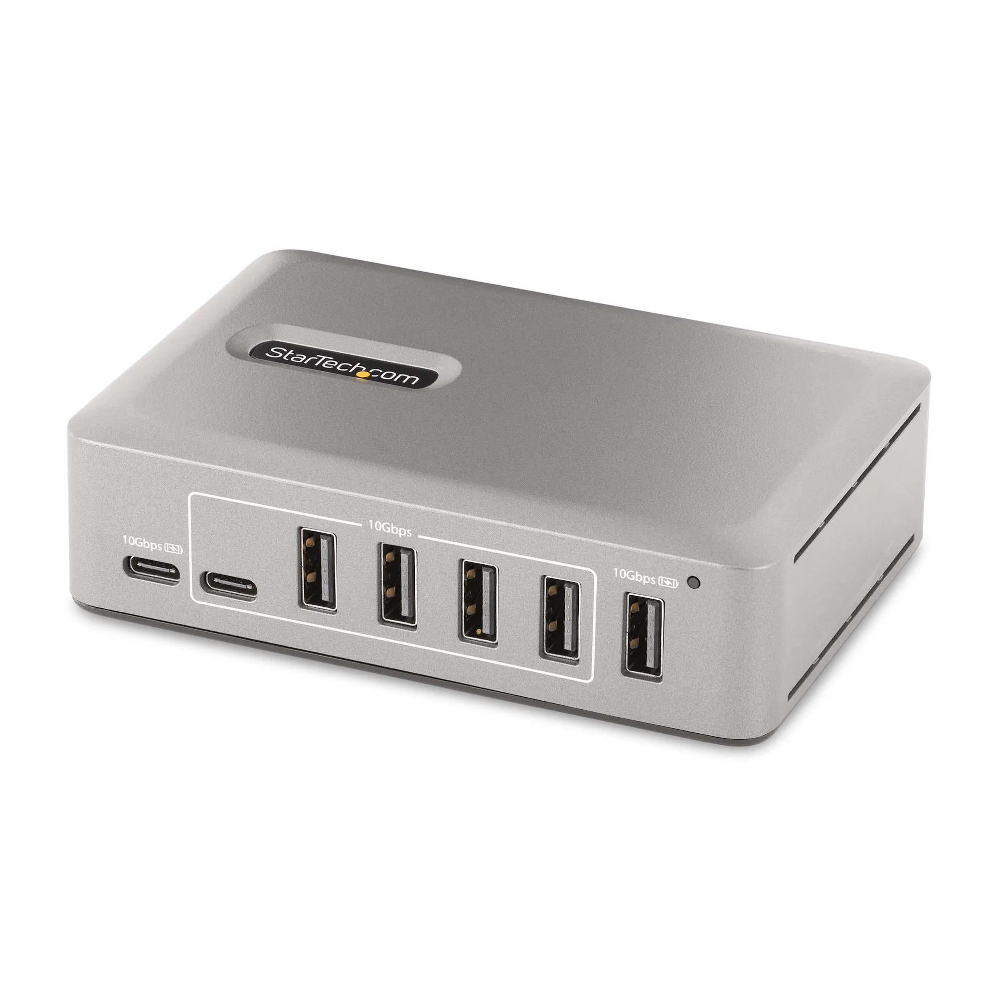 STARTECH.COM 10-Port USB-C Hub 8x USB-A + 2x USB-C Self-Powered w/ 65W Power Supply USB 3.1 10Gbps Desktop/Laptop USB Hub