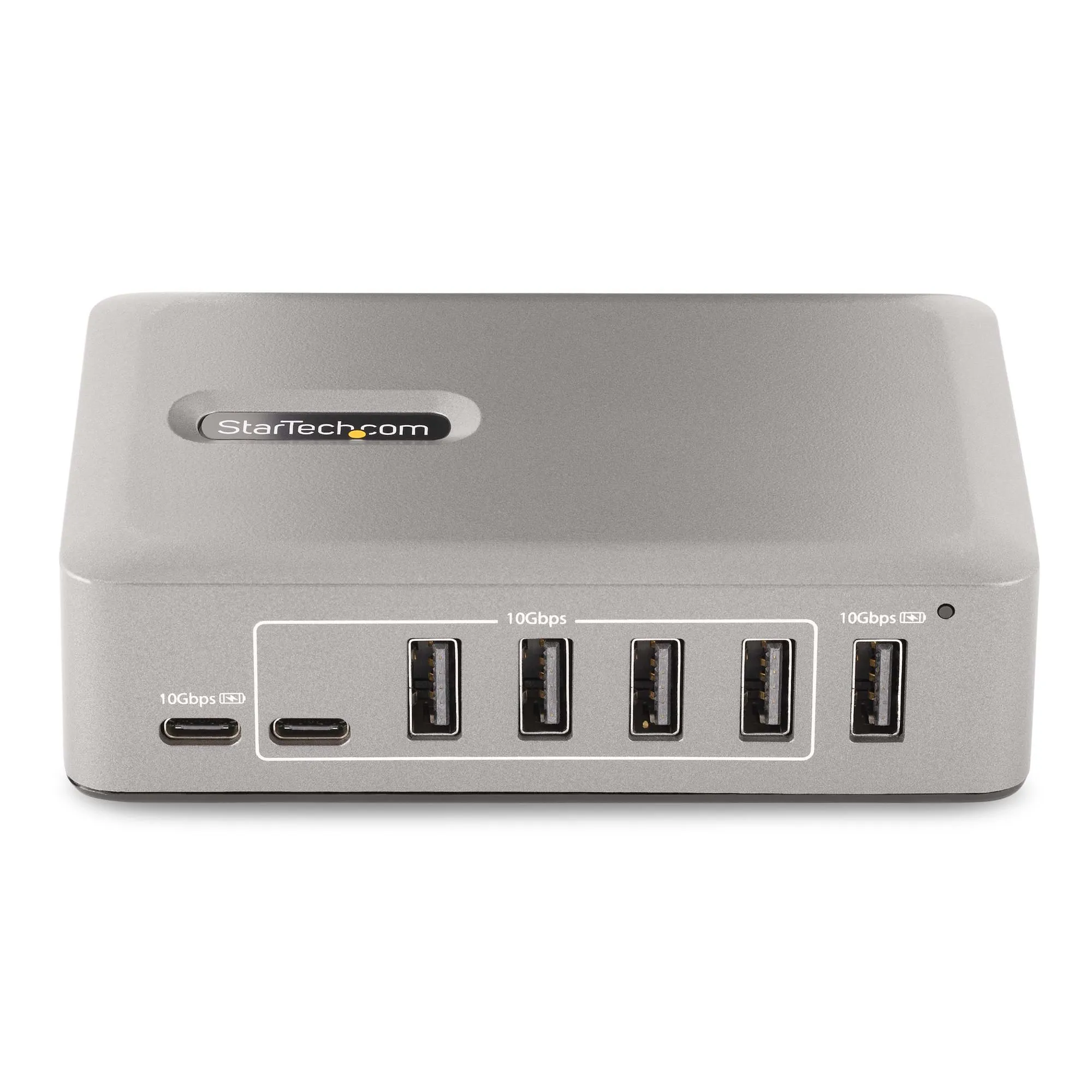 STARTECH.COM 10-Port USB-C Hub 8x USB-A + 2x USB-C Self-Powered w/ 65W Power Supply USB 3.1 10Gbps Desktop/Laptop USB Hub