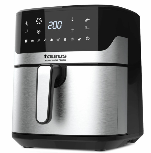Taurus Air Fry 7S Wall HD, 6,5 l, 1600 W, airfryer, Stainless steel