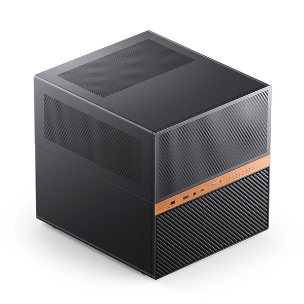 Jonsbo N6 Micro-ATX Case, Black