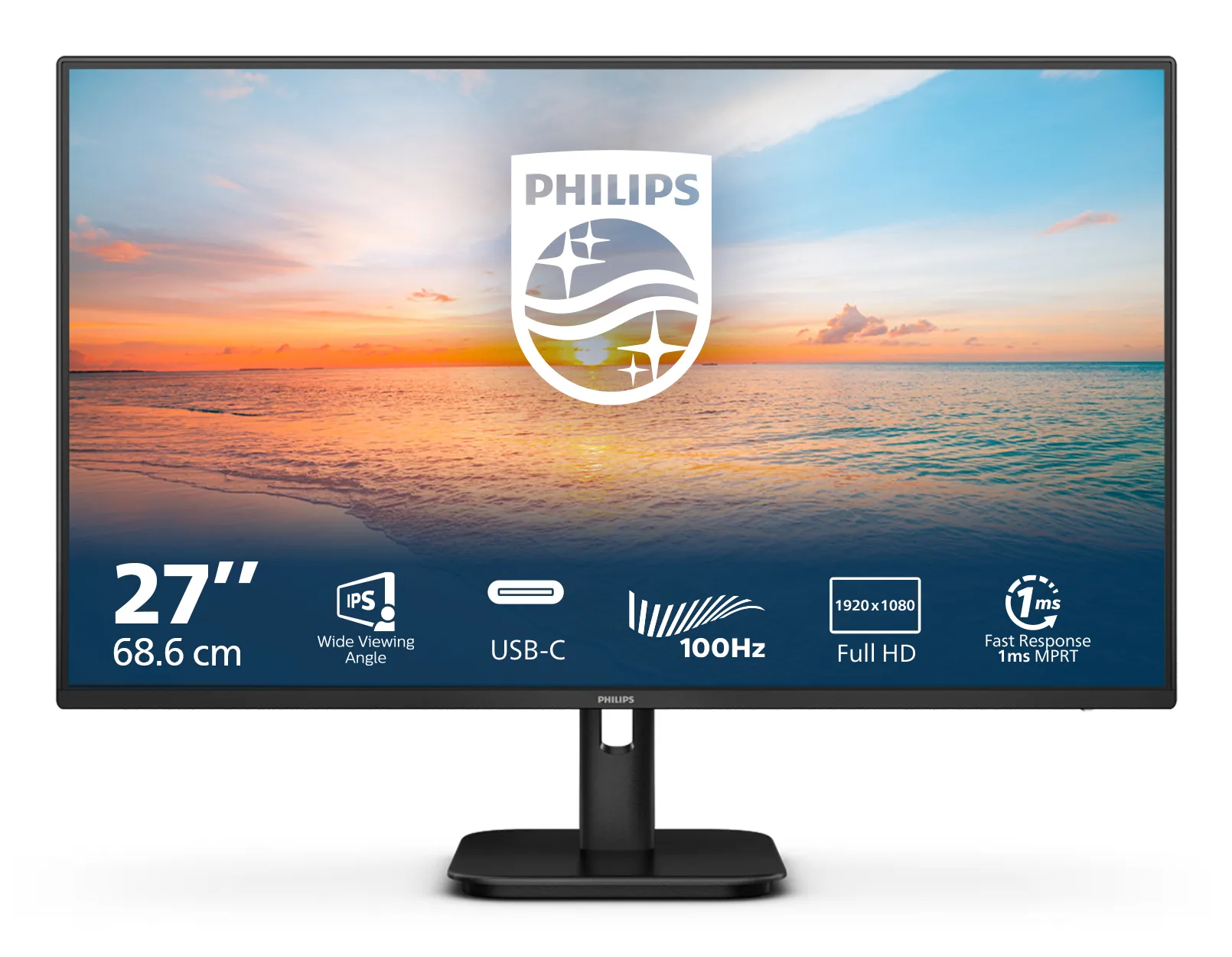 Philips 27E1N1300A/00 27" Full HD, IPS Monitor with USB-C hub