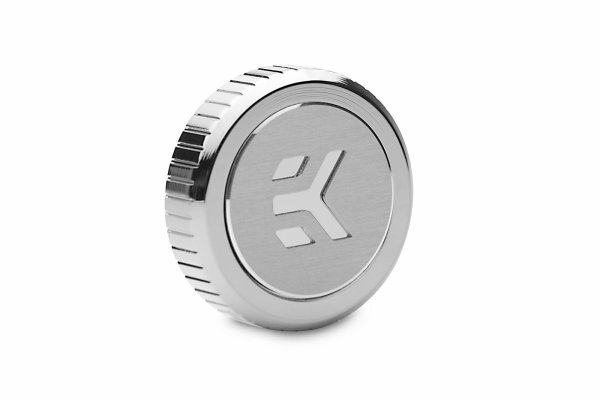 EKWB Quantum Torque Plug w / Badge silver - 3831109826270
