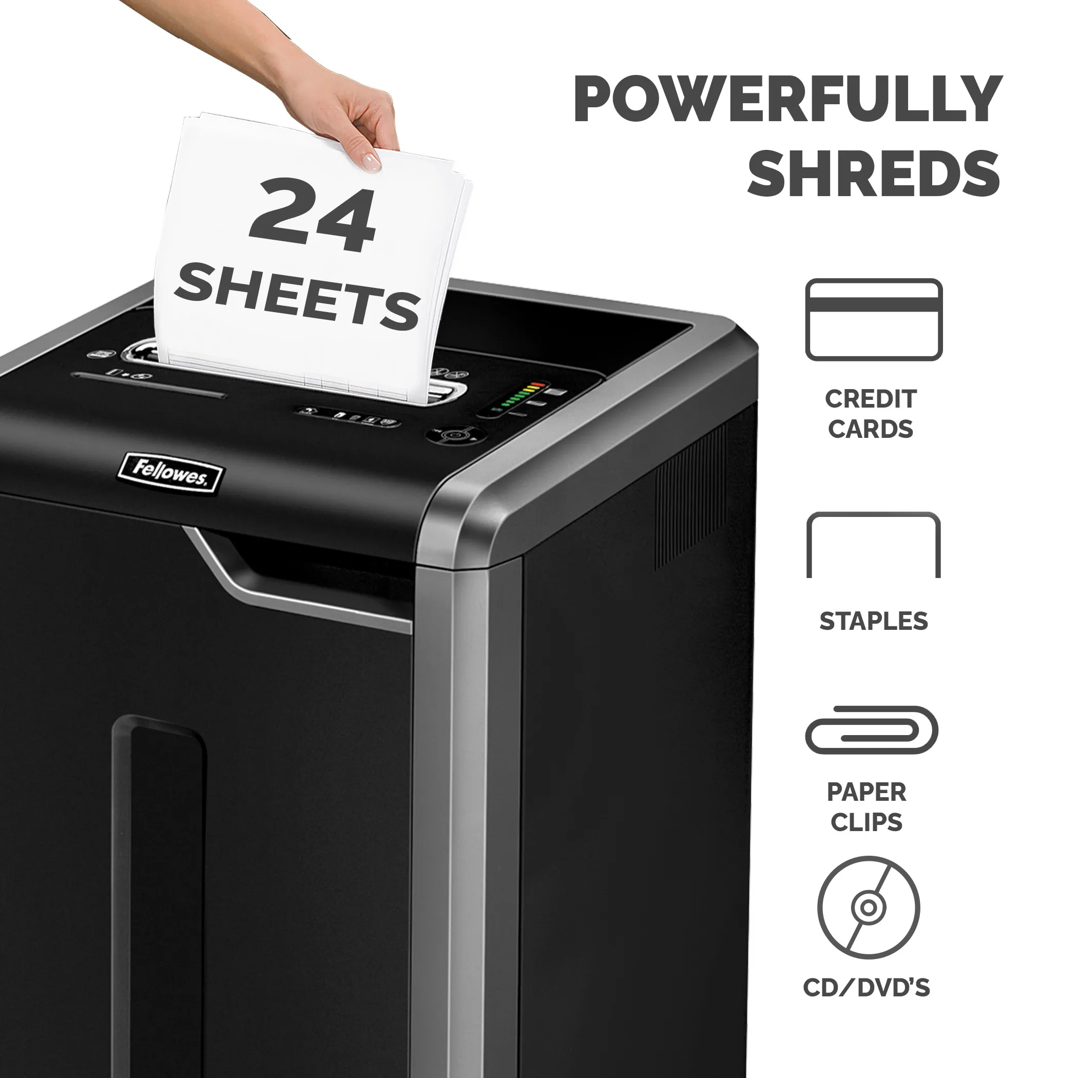 FELLOWES 325CI CROSS CUT SHREDDER 230V - EU