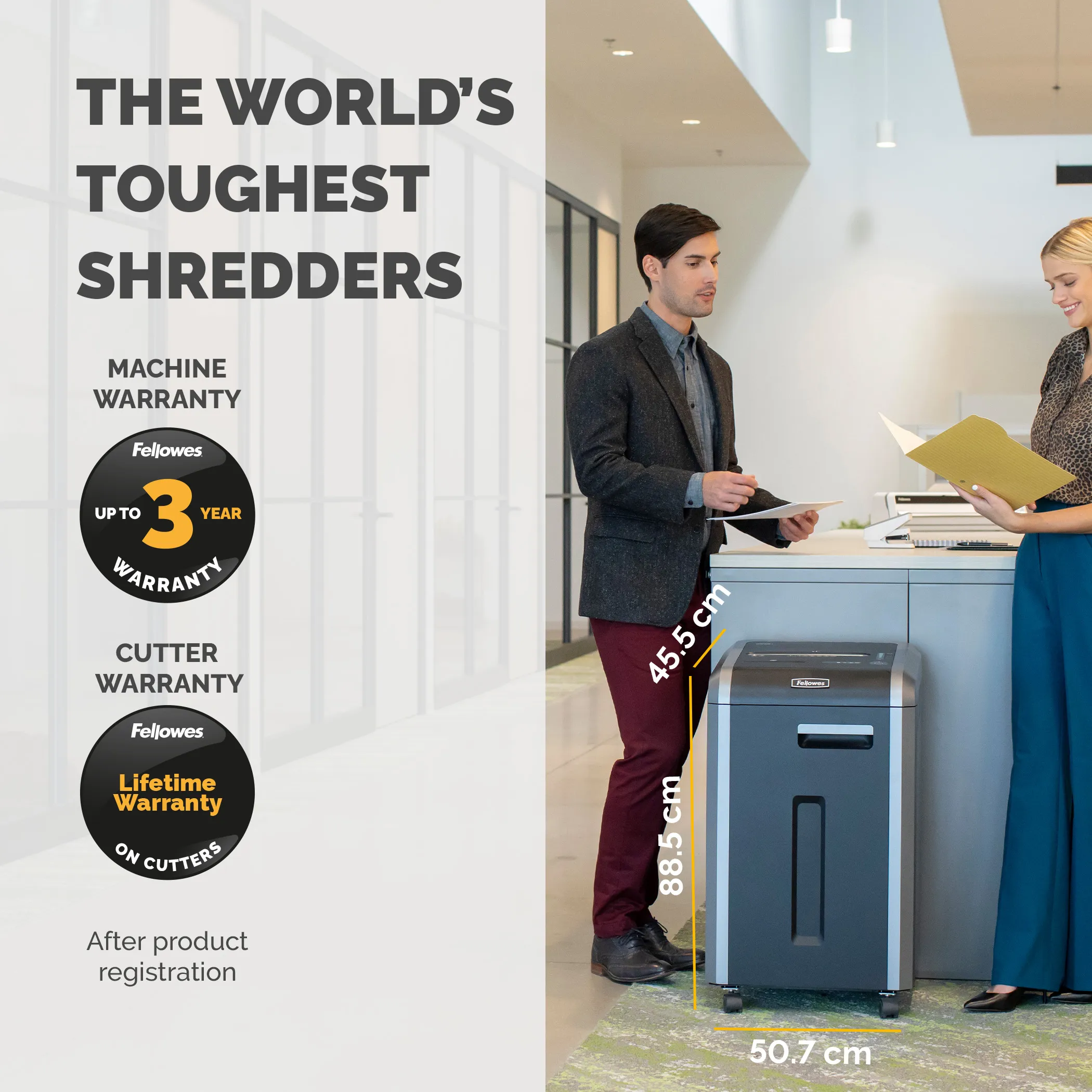 FELLOWES 325CI CROSS CUT SHREDDER 230V - EU