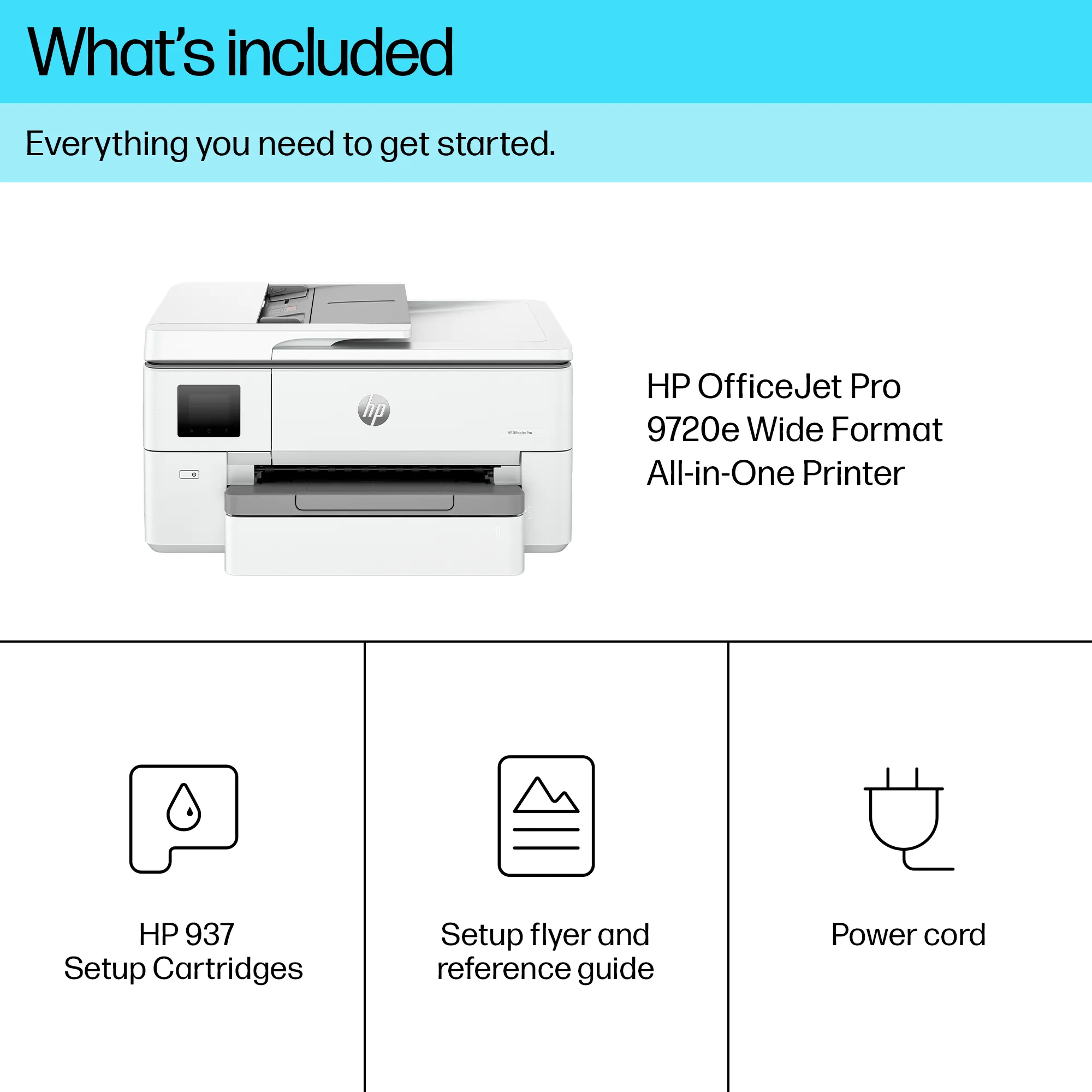 HP OfficeJet Pro 9720e WF AiO Printer