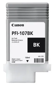 Canon PFI-107BK ink cartridge, 130 ml, Black