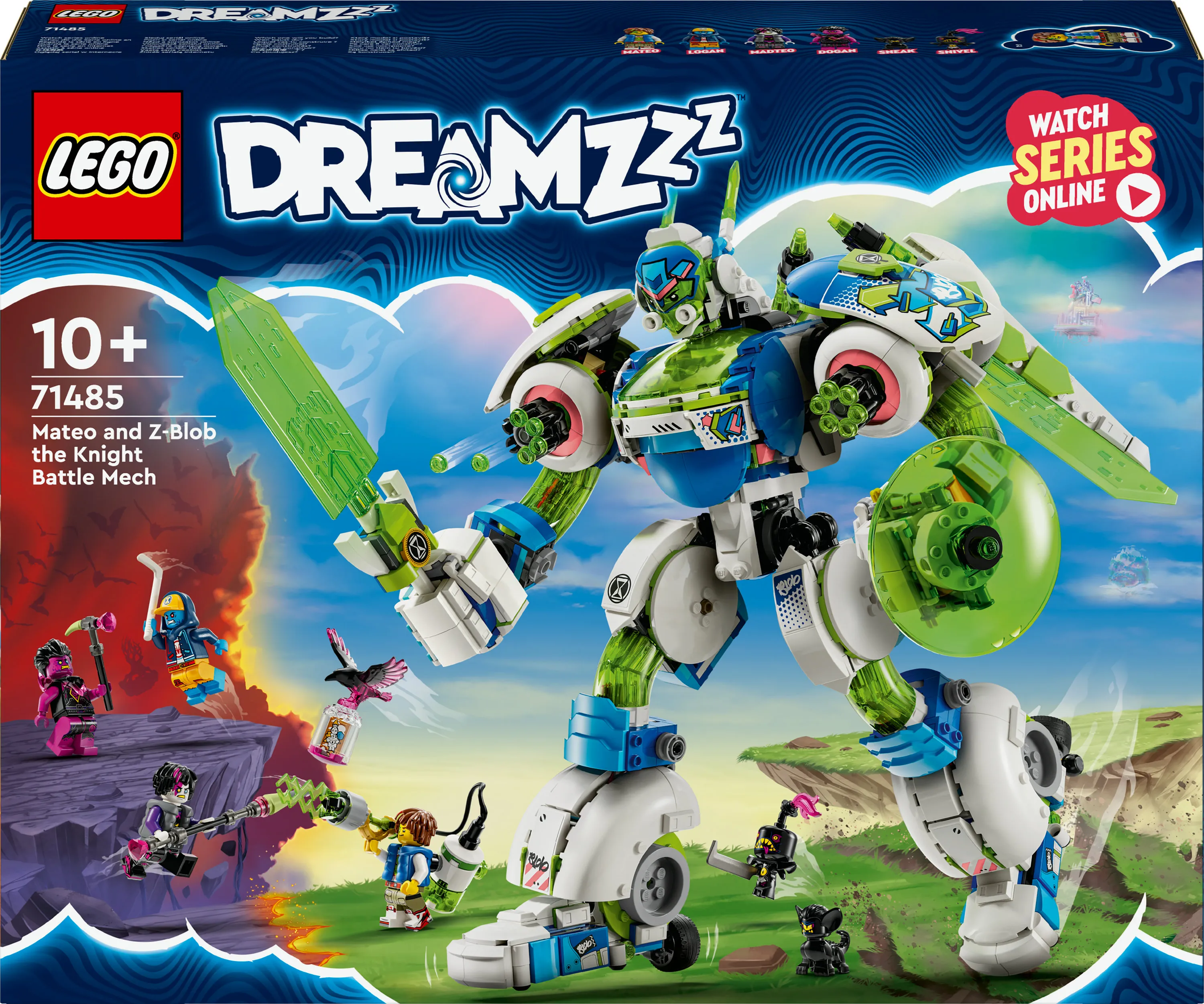 LEGO DREAMZzz Mateon and Z-Blob Knight Battle Robot 71485