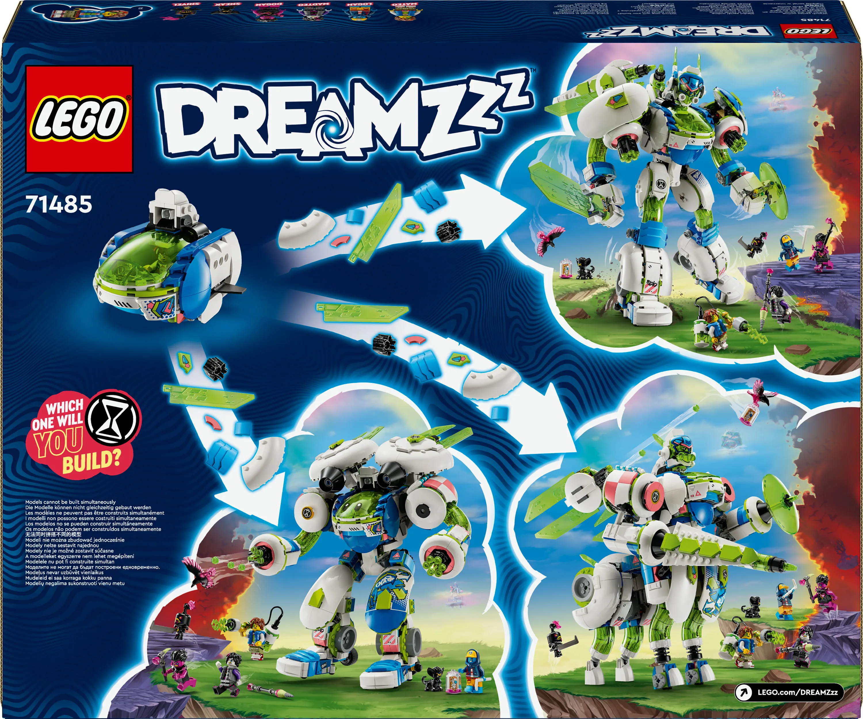 LEGO DREAMZzz Mateon and Z-Blob Knight Battle Robot 71485