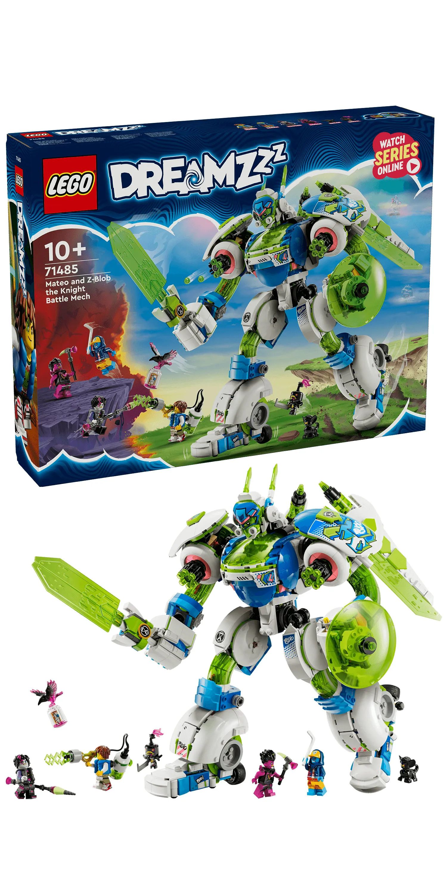 LEGO DREAMZzz Mateon and Z-Blob Knight Battle Robot 71485