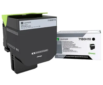 Lexmark 71B0H10 High Yield Toner cartridge, Black