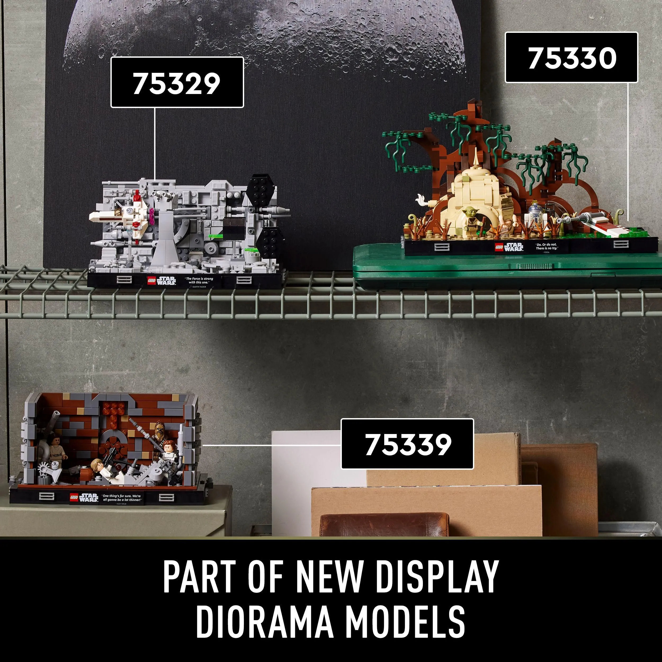 Lego Star Wars -Jedi-koulutus Dagobah-planeetalla -dioraama 75330