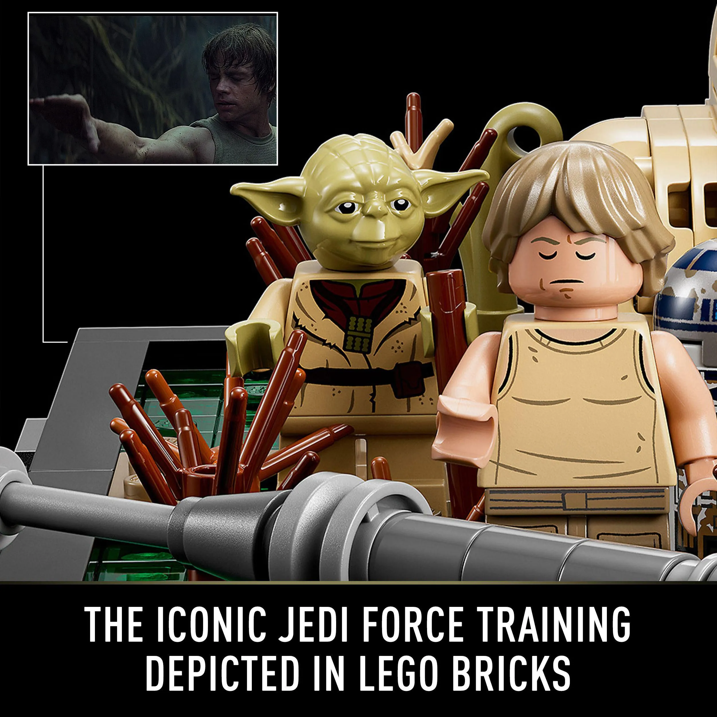 Lego Star Wars -Jedi-koulutus Dagobah-planeetalla -dioraama 75330