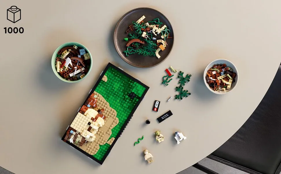Lego Star Wars -Jedi-koulutus Dagobah-planeetalla -dioraama 75330