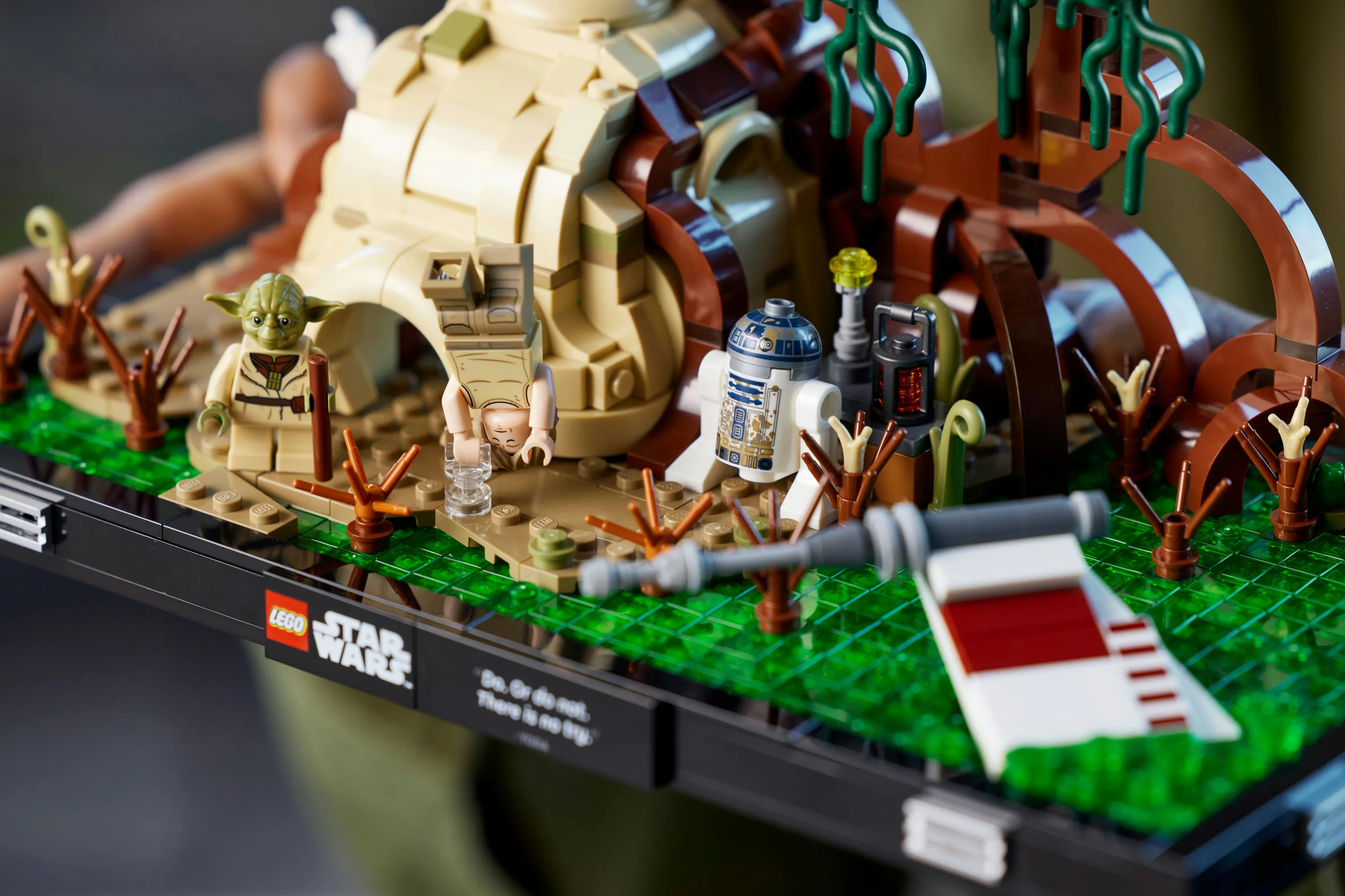 Lego Star Wars -Jedi-koulutus Dagobah-planeetalla -dioraama 75330