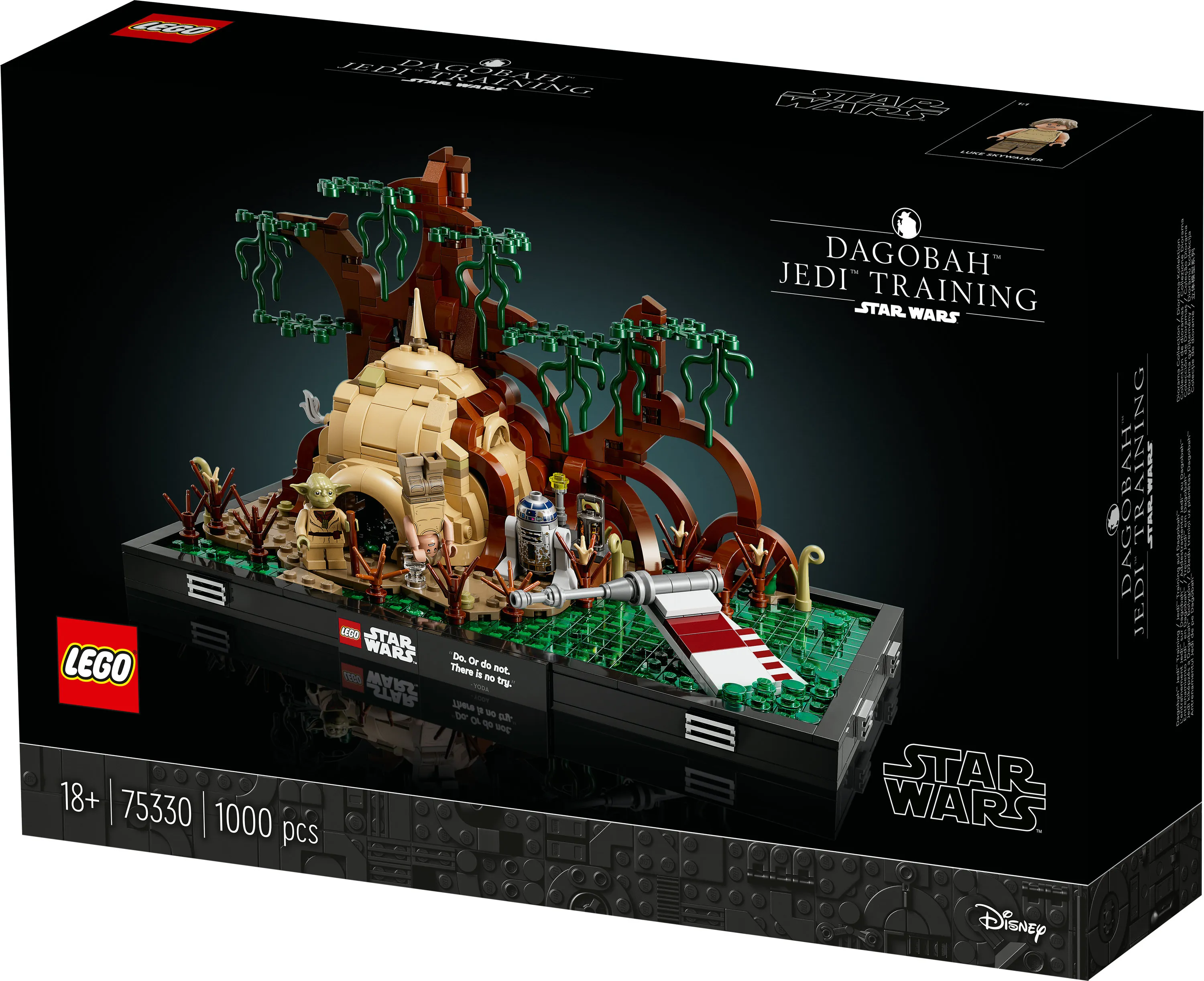 Lego Star Wars -Jedi-koulutus Dagobah-planeetalla -dioraama 75330