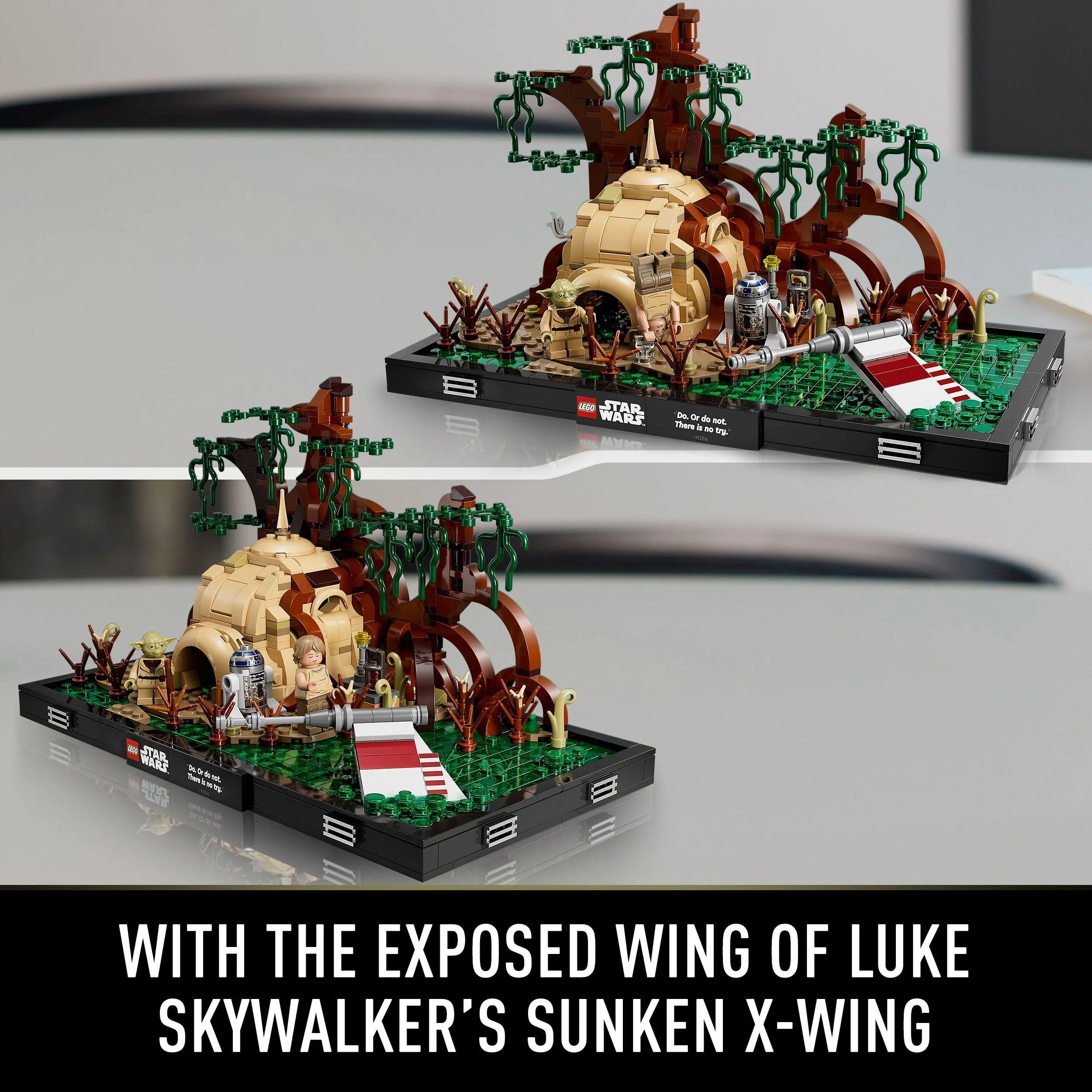 Lego Star Wars -Jedi-koulutus Dagobah-planeetalla -dioraama 75330