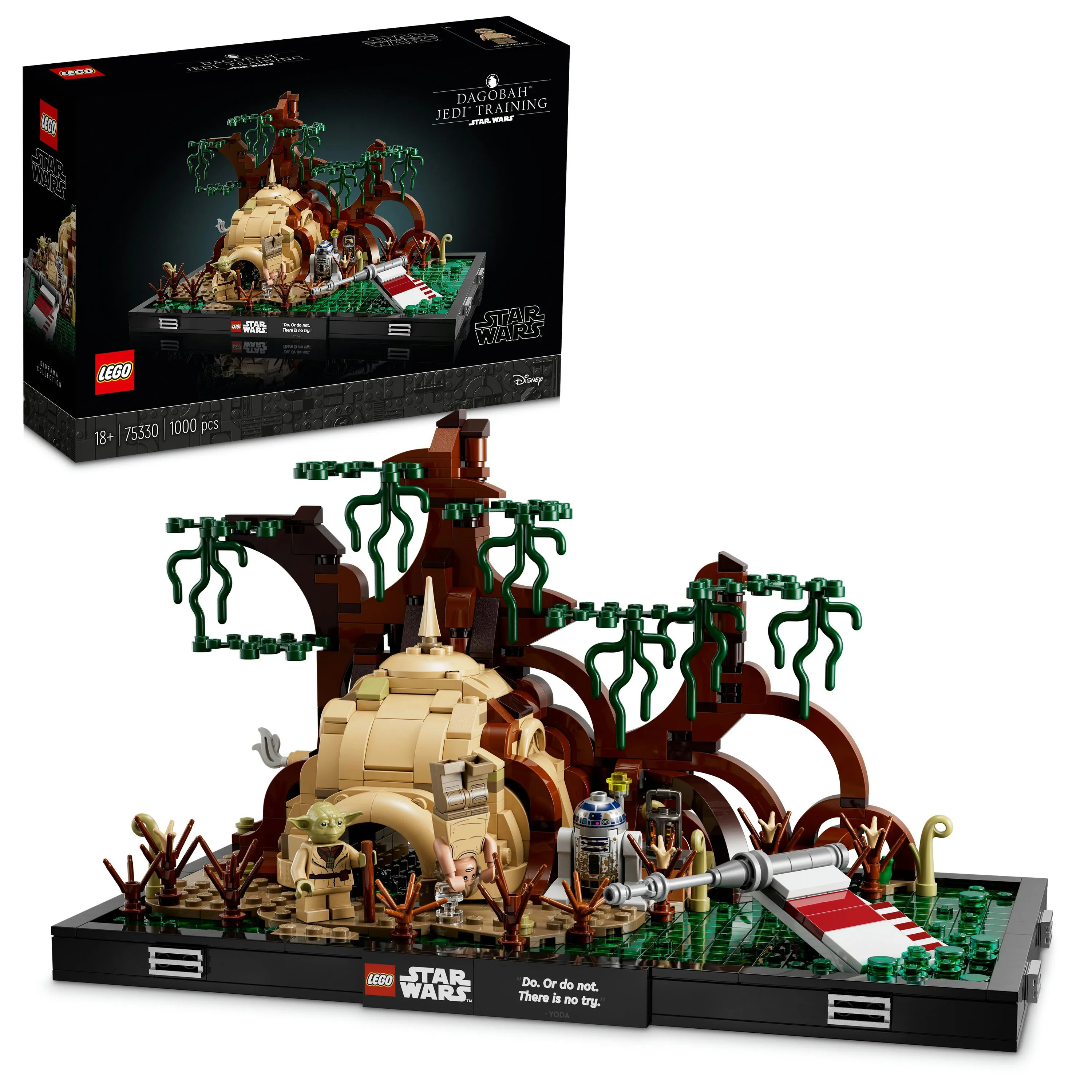 Lego Star Wars -Jedi-koulutus Dagobah-planeetalla -dioraama 75330