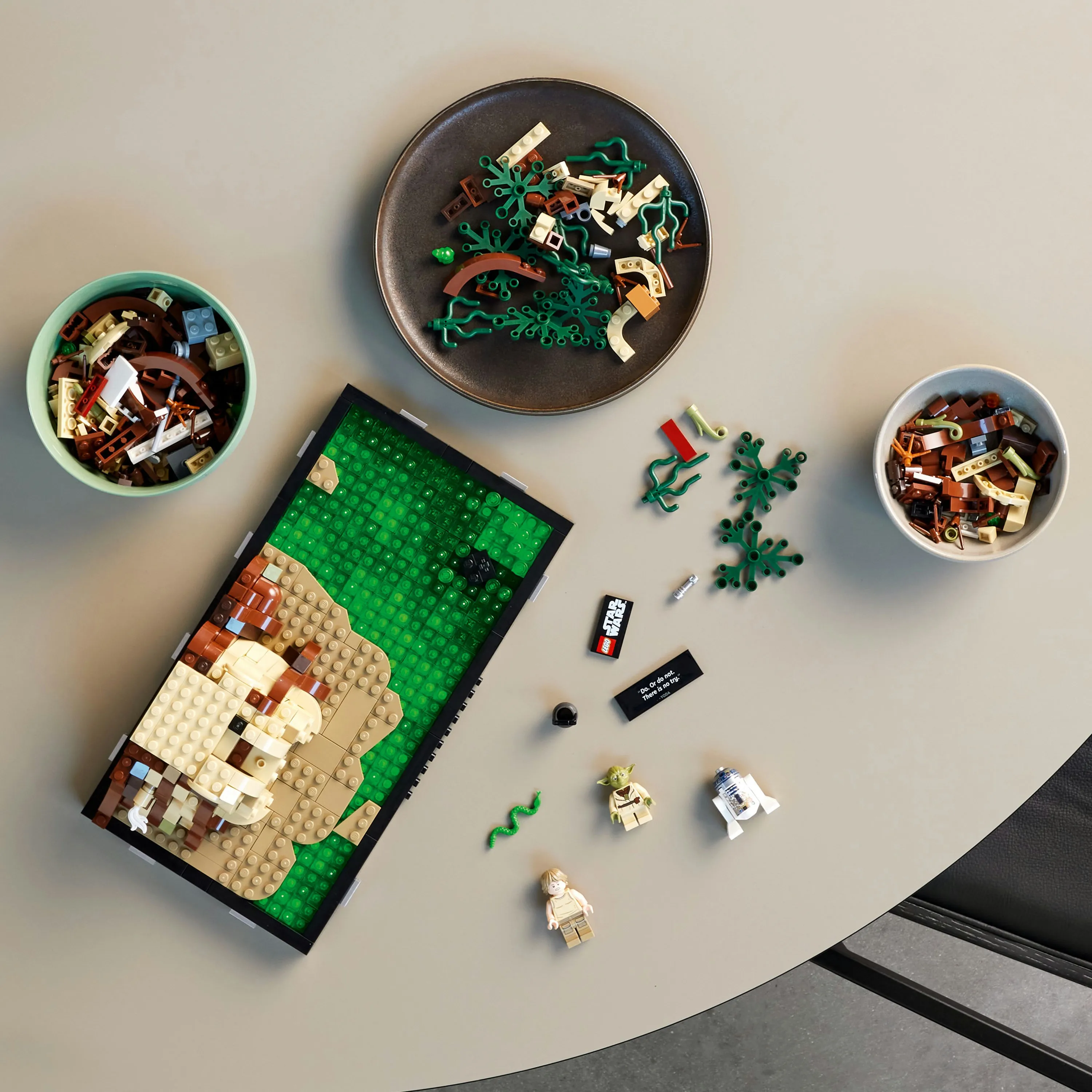 Lego Star Wars -Jedi-koulutus Dagobah-planeetalla -dioraama 75330