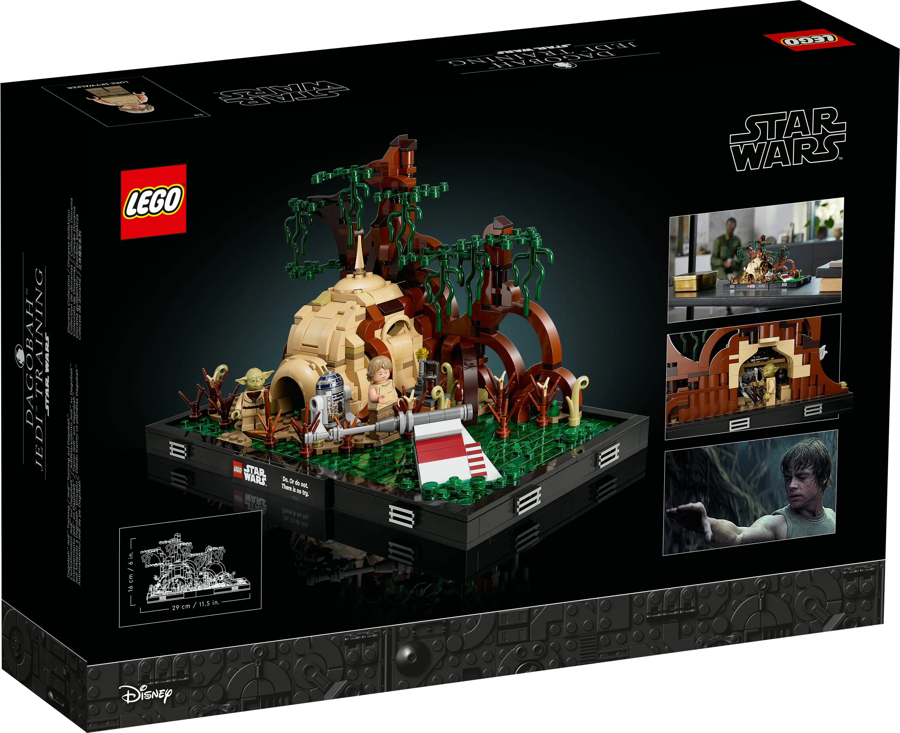 Lego Star Wars -Jedi-koulutus Dagobah-planeetalla -dioraama 75330