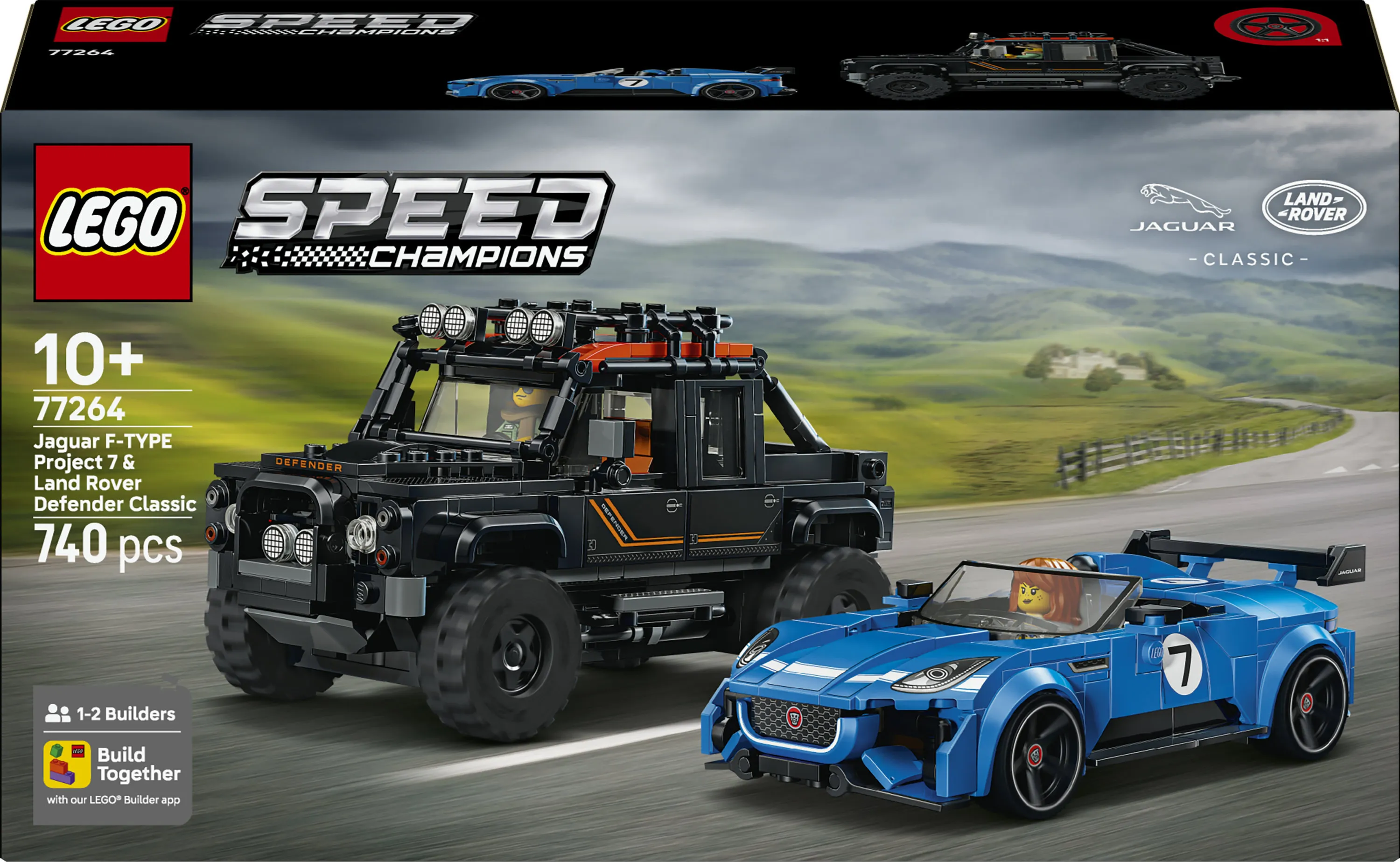 LEGO Speed Champions Jaguar Project 7 ja Land Rover Defender 77264
