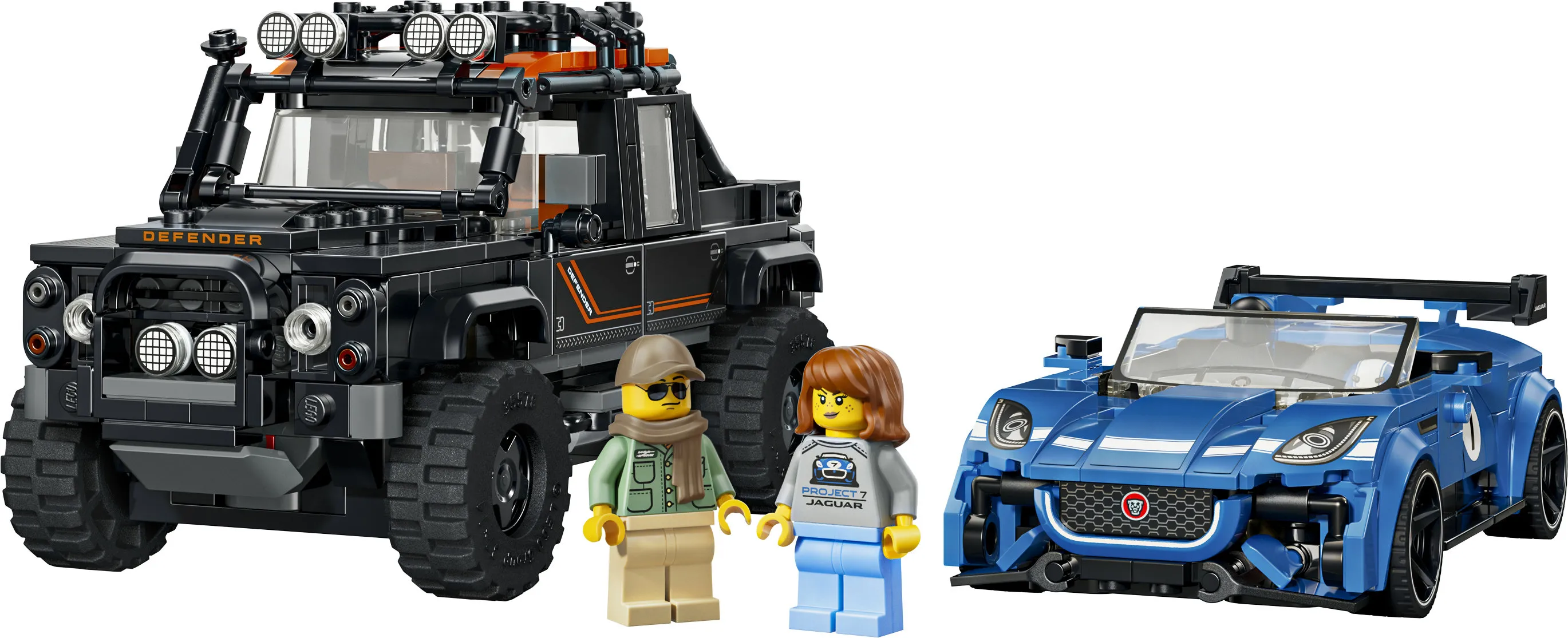 LEGO Speed Champions Jaguar Project 7 ja Land Rover Defender 77264