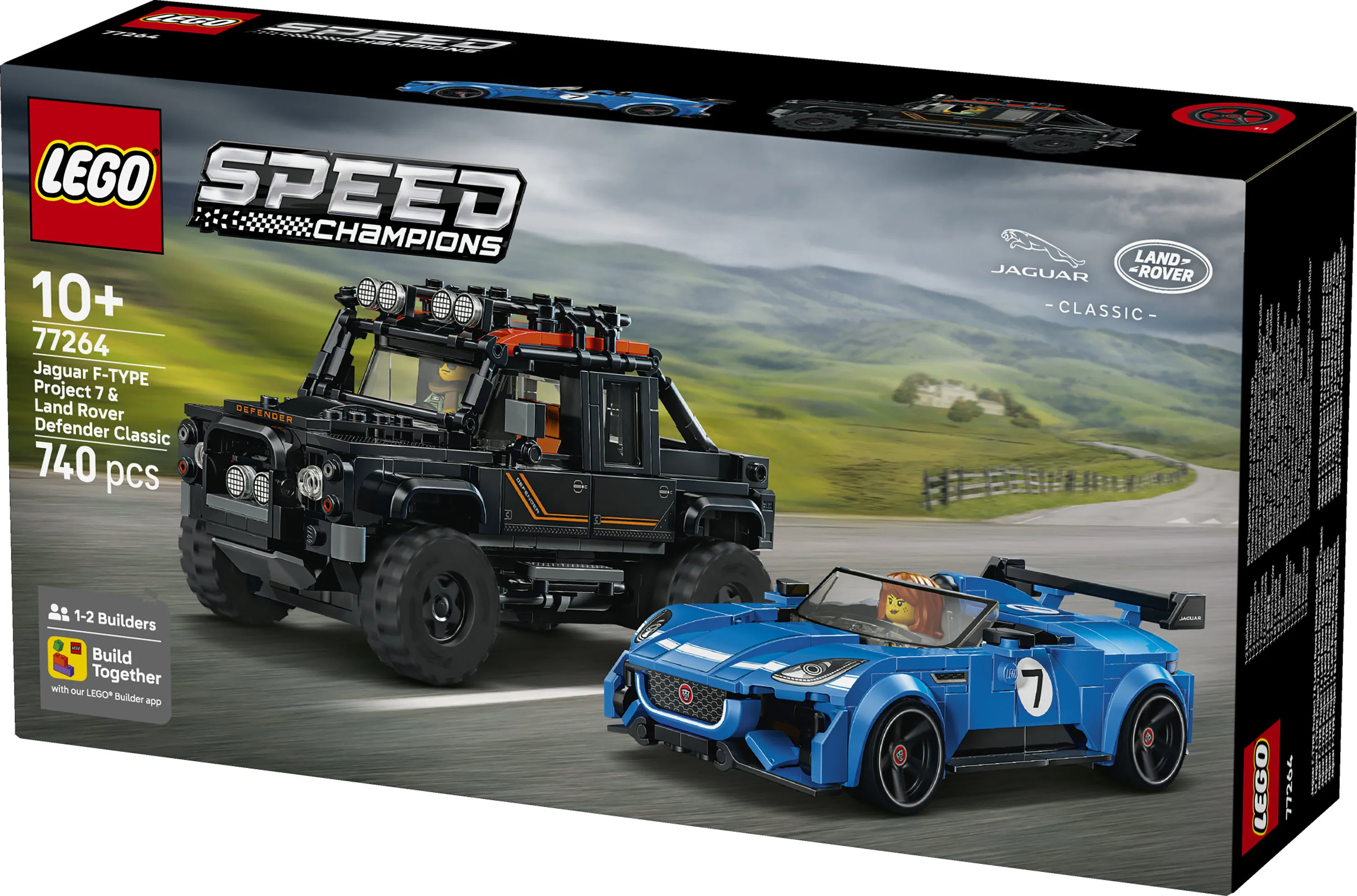 LEGO Speed Champions Jaguar Project 7 ja Land Rover Defender 77264