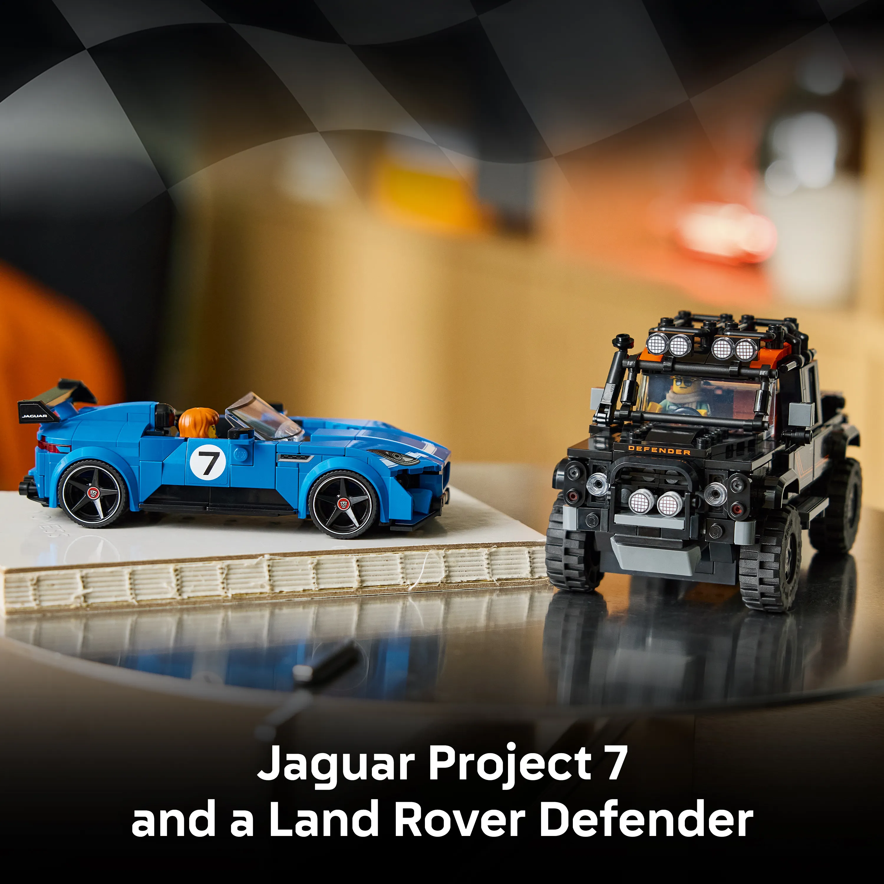 LEGO Speed Champions Jaguar Project 7 ja Land Rover Defender 77264