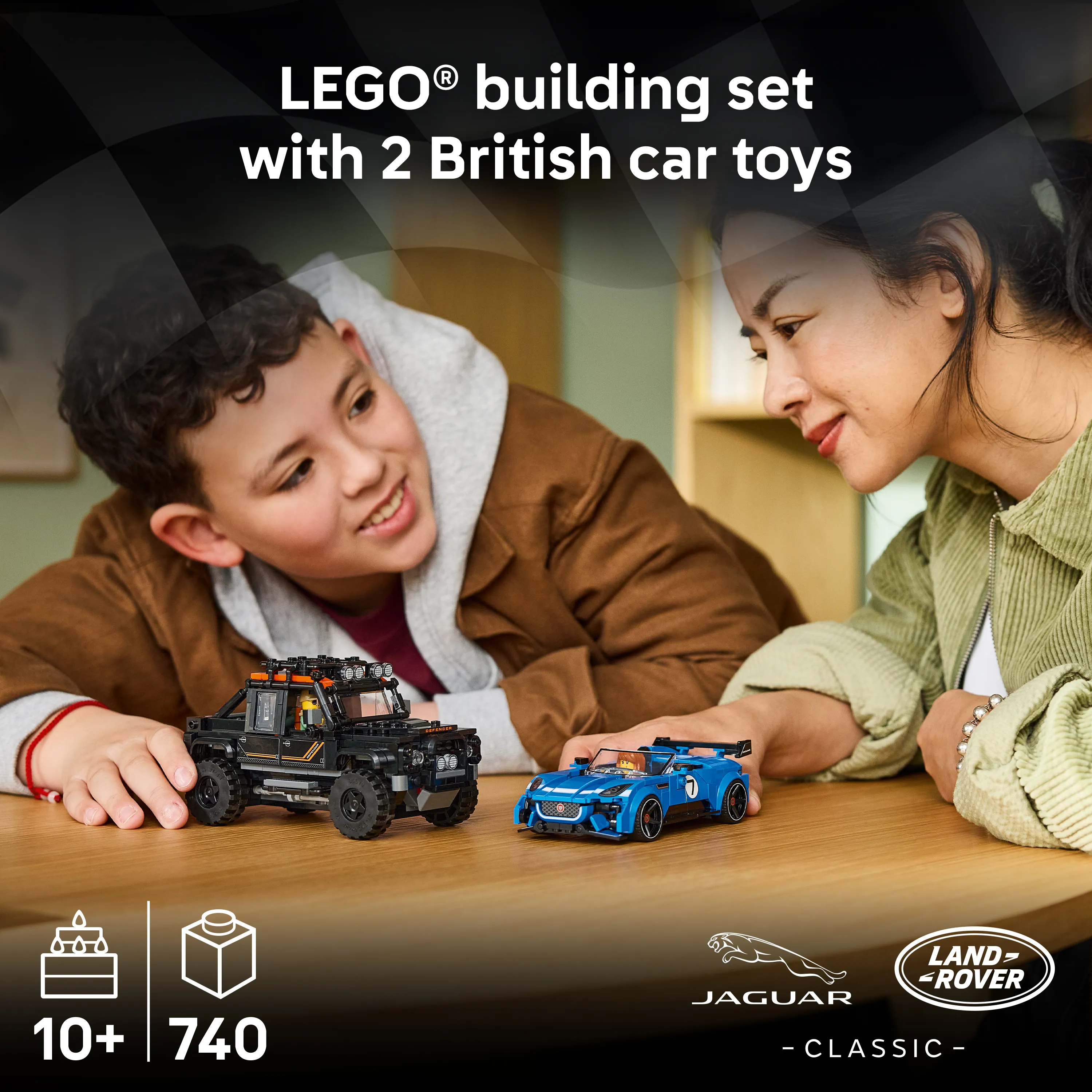 LEGO Speed Champions Jaguar Project 7 ja Land Rover Defender 77264