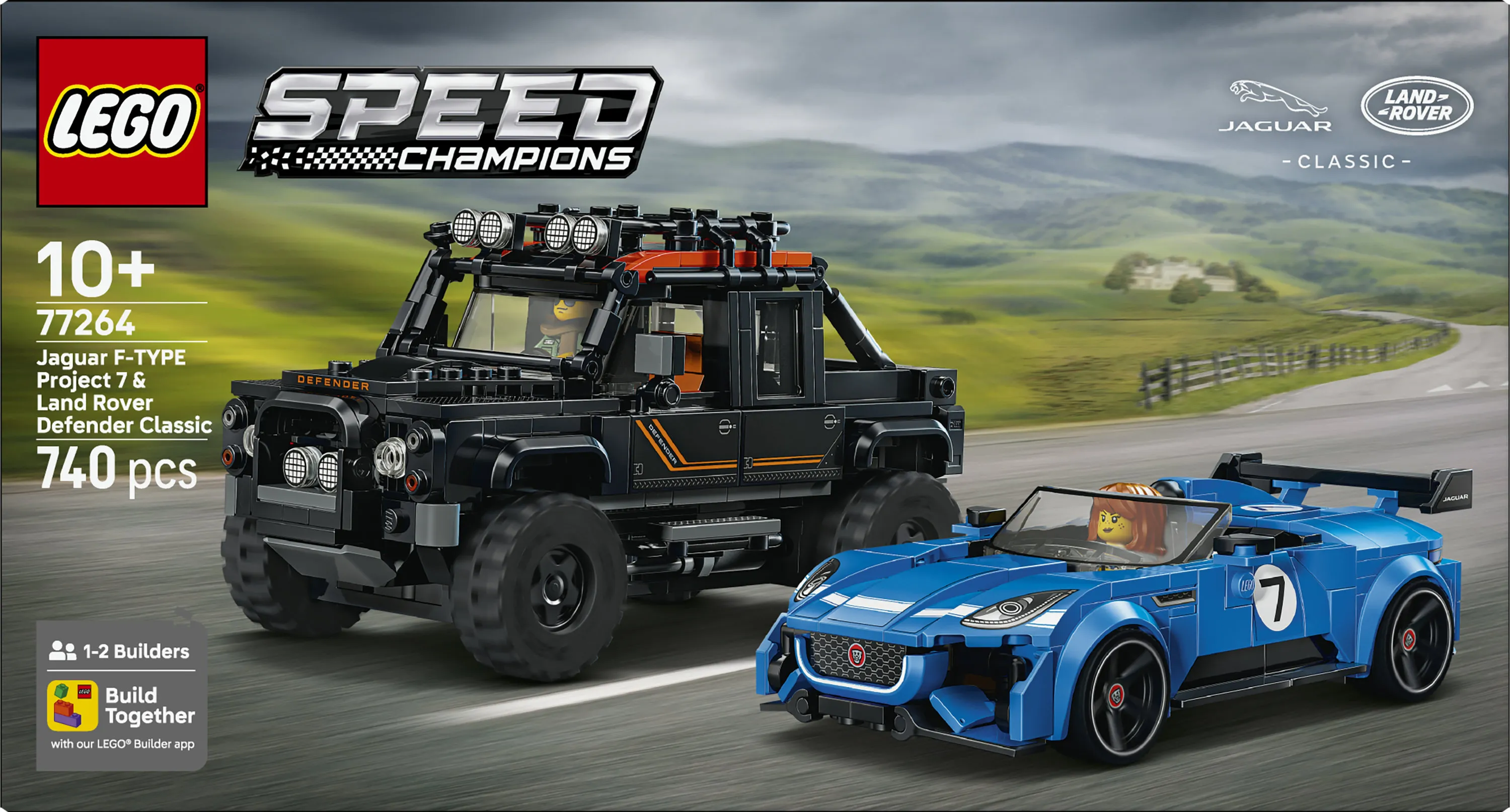 LEGO Speed Champions Jaguar Project 7 ja Land Rover Defender 77264
