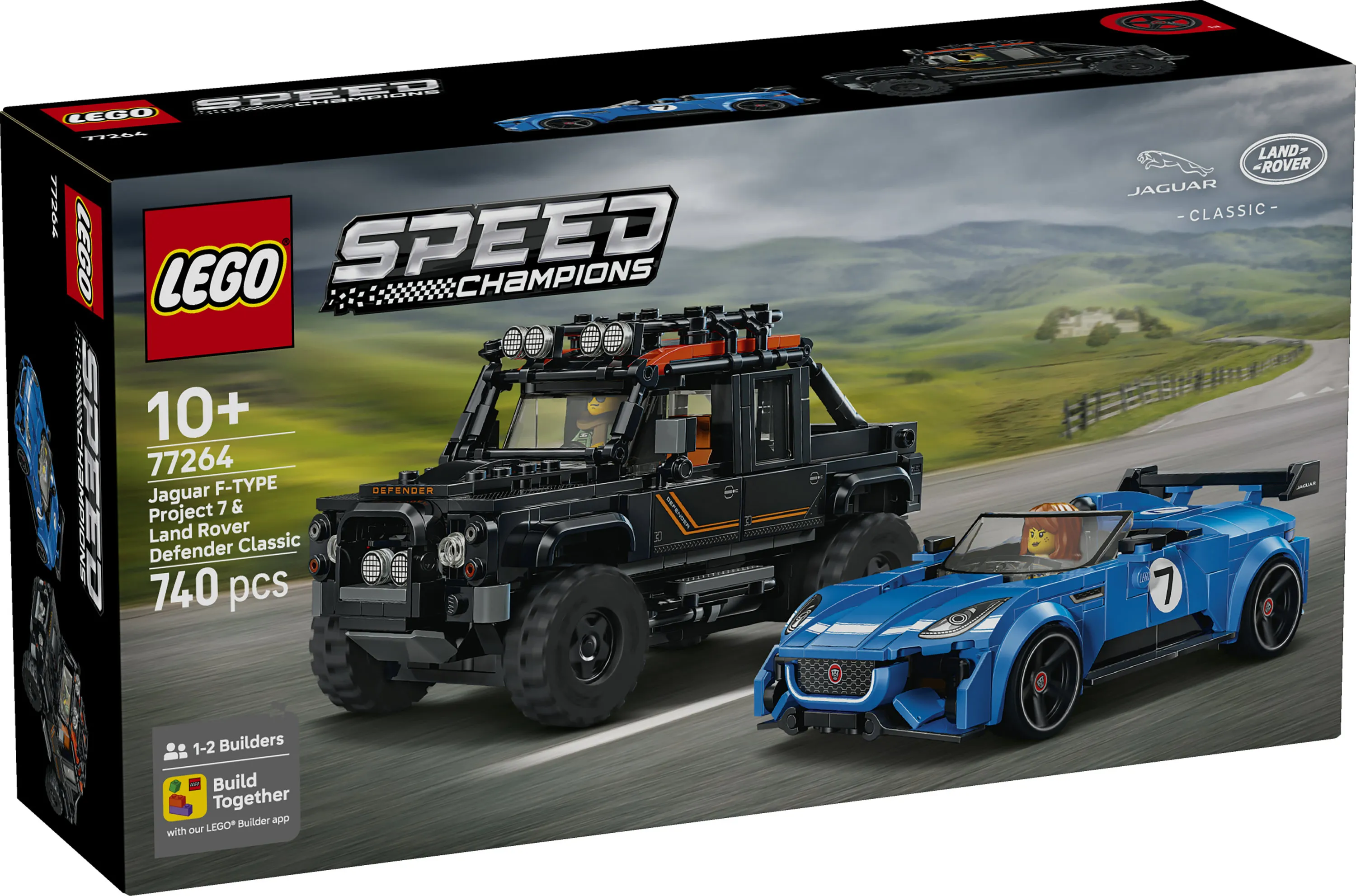 LEGO Speed Champions Jaguar Project 7 ja Land Rover Defender 77264
