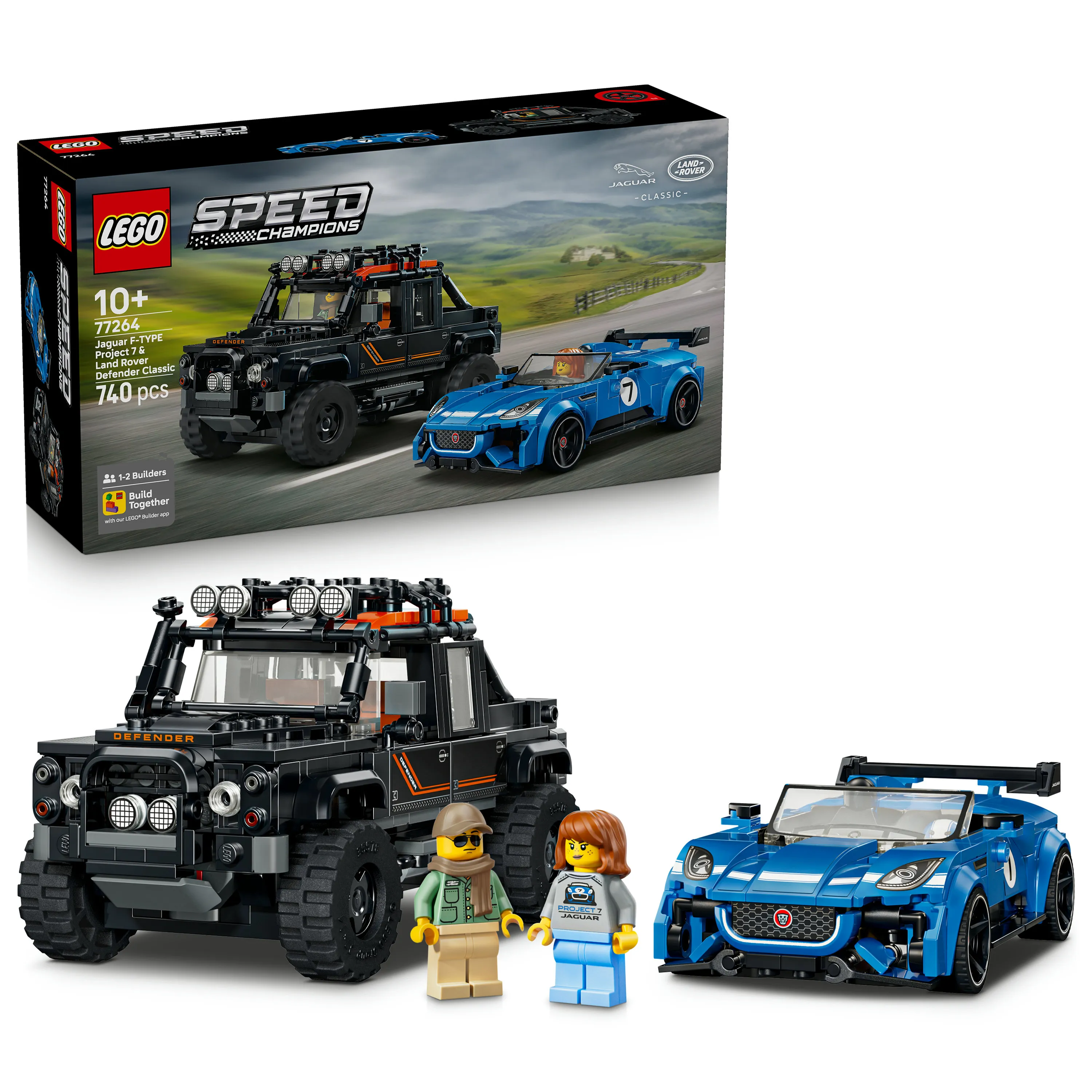 LEGO Speed Champions Jaguar Project 7 ja Land Rover Defender 77264
