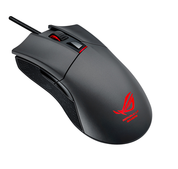 Asus ROG Gladius - gaming mus, Svart, Gr&aring;