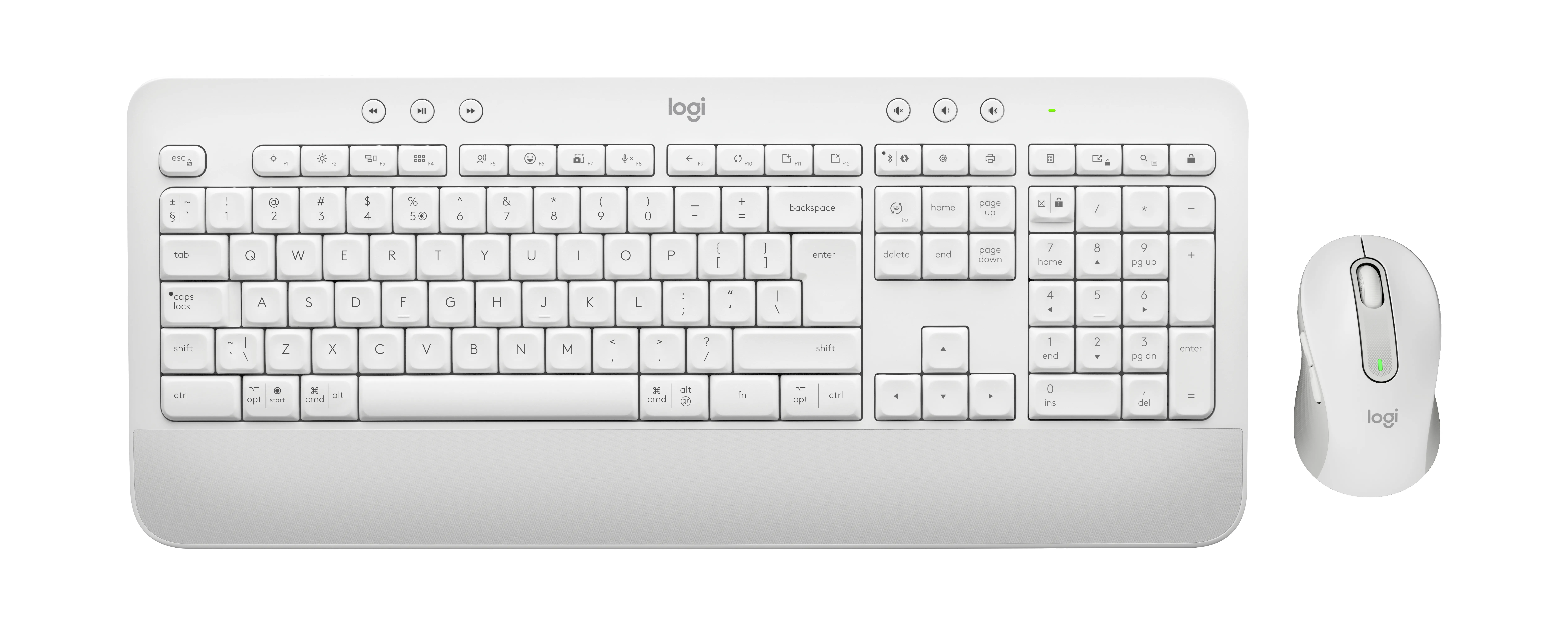Logitech Signature MK650 Combo for Business -langaton n&auml;pp&auml;imist&ouml; ja hiiri, valkoinen