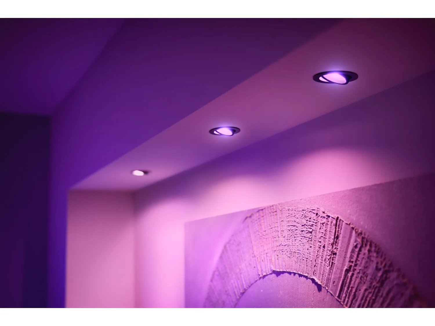 PHILIPS CENTURA HUE RECESSED R. BLACK 1X5.7W