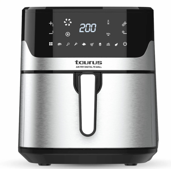 Taurus Air Fry 7S Wall HD, 6,5 l, 1600 W, airfryer, Stainless steel