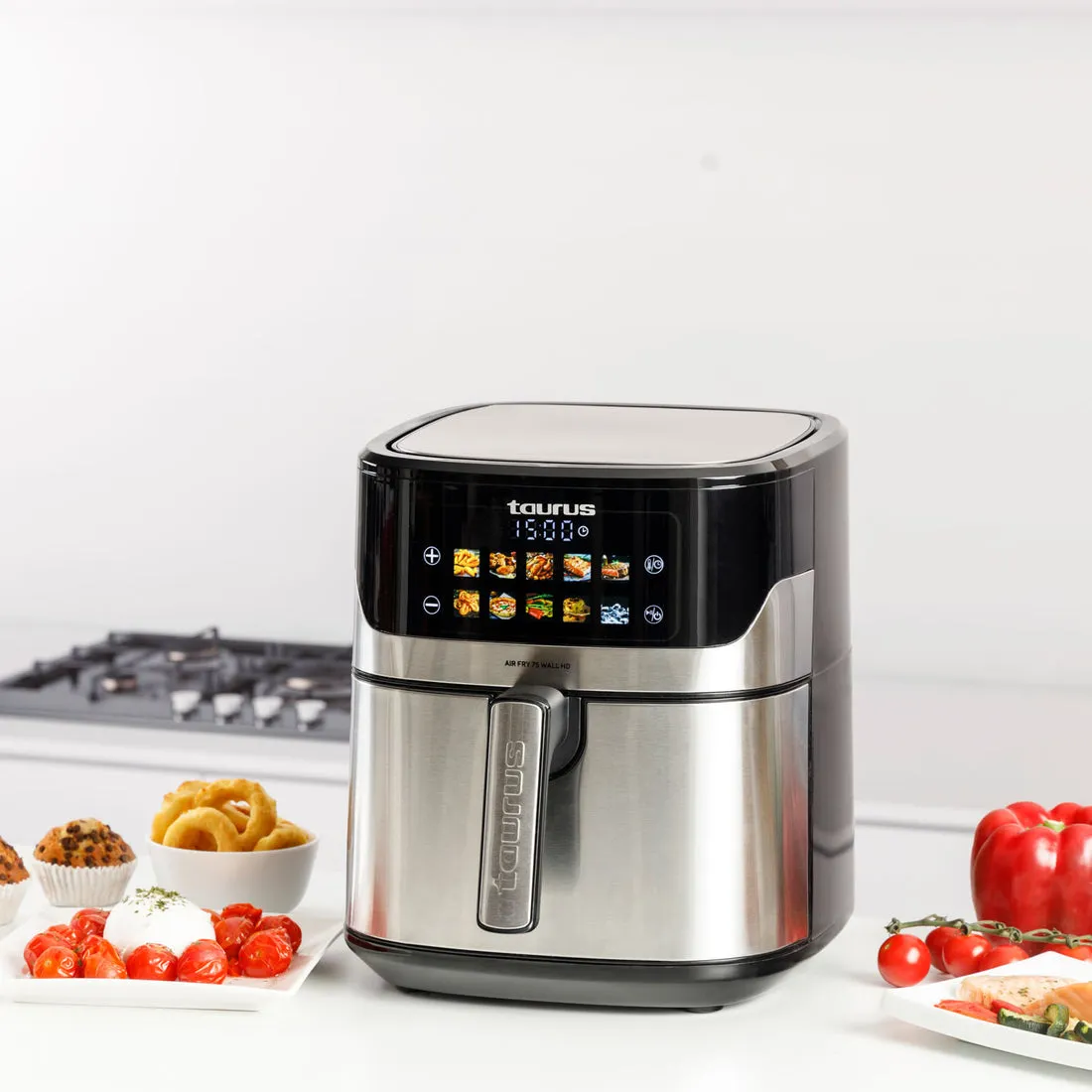 Taurus Air Fry 7S Wall HD, 6.5L, 1600W, air fryer, Stainless steel