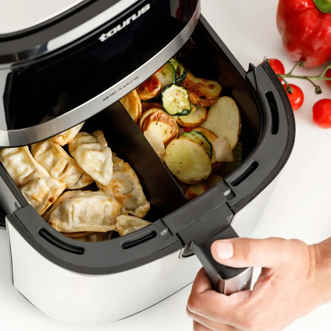 Taurus Air Fry 7S Wall HD, 6.5L, 1600W, air fryer, Stainless steel