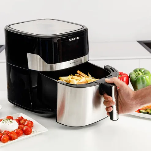 Taurus Air Fry 7S Wall HD, 6.5L, 1600W, air fryer, Stainless steel