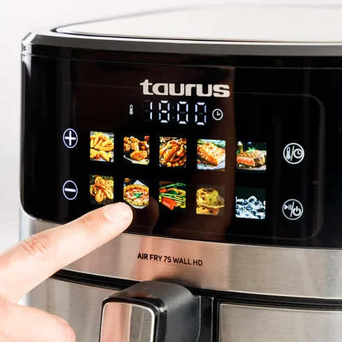 Taurus Air Fry 7S Wall HD, 6.5L, 1600W, air fryer, Stainless steel