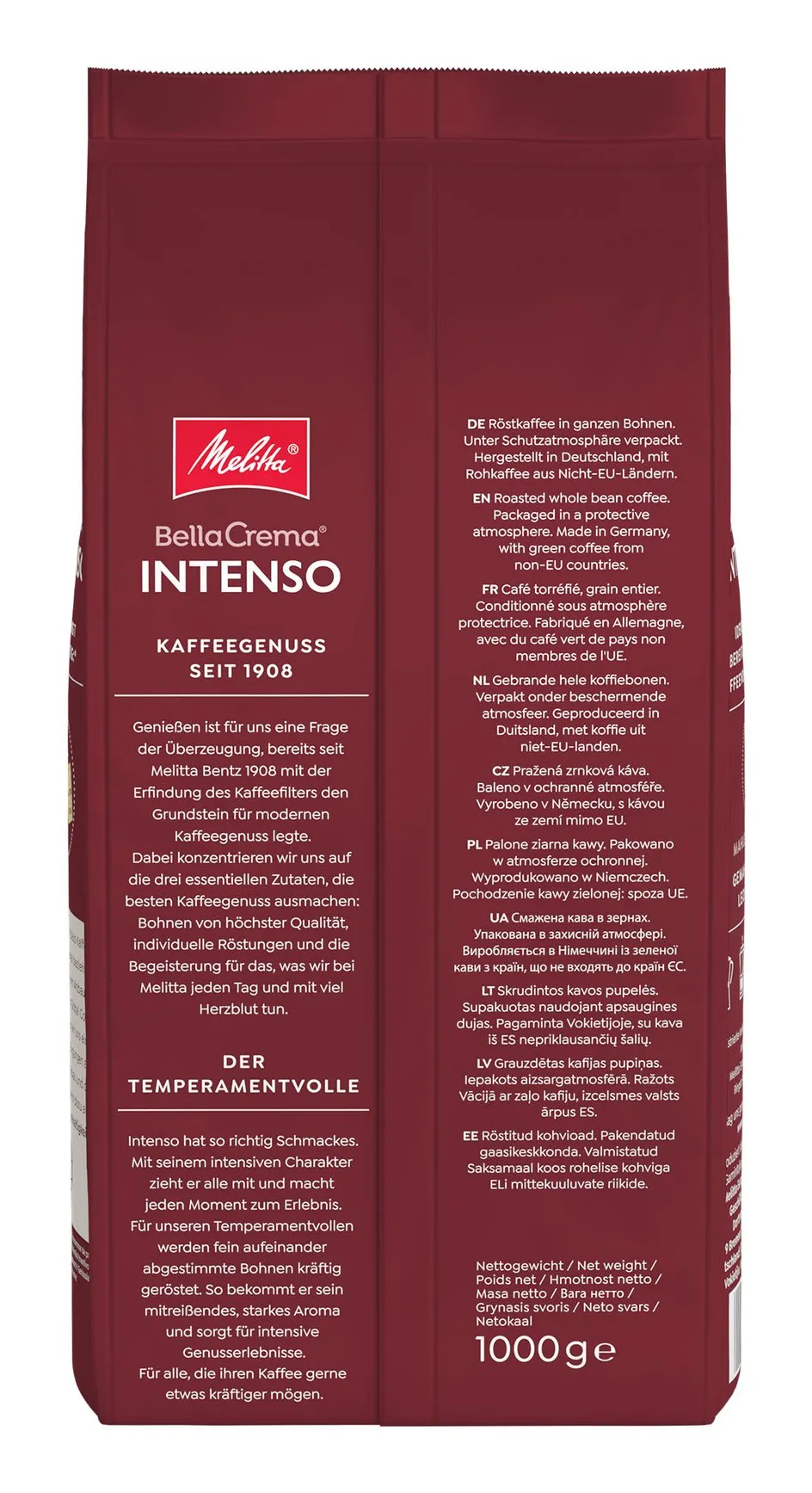 Melitta Bella Crema Intenso 1kg