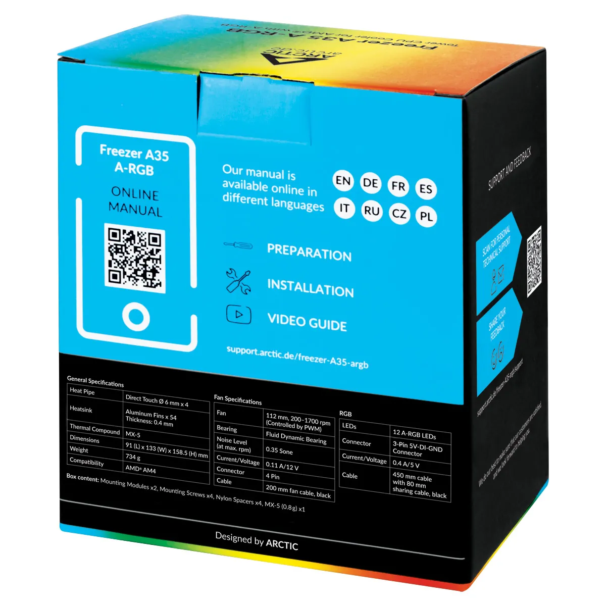 Freezer A35 ARGB AMD socket AM4