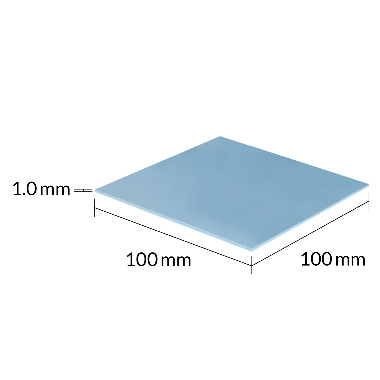 ARCTIC TP-3 100x100mm 1.0mm Thermal Pad, Blue