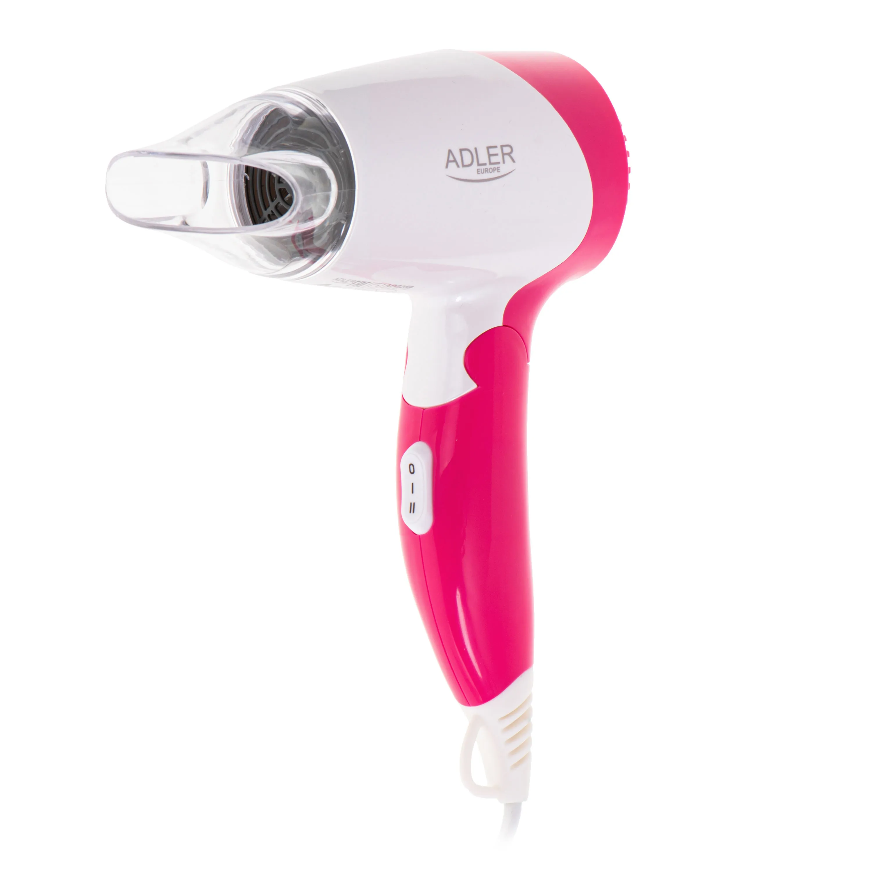 ADLER AD 2259 1200W Hair Dryer, Pink/White