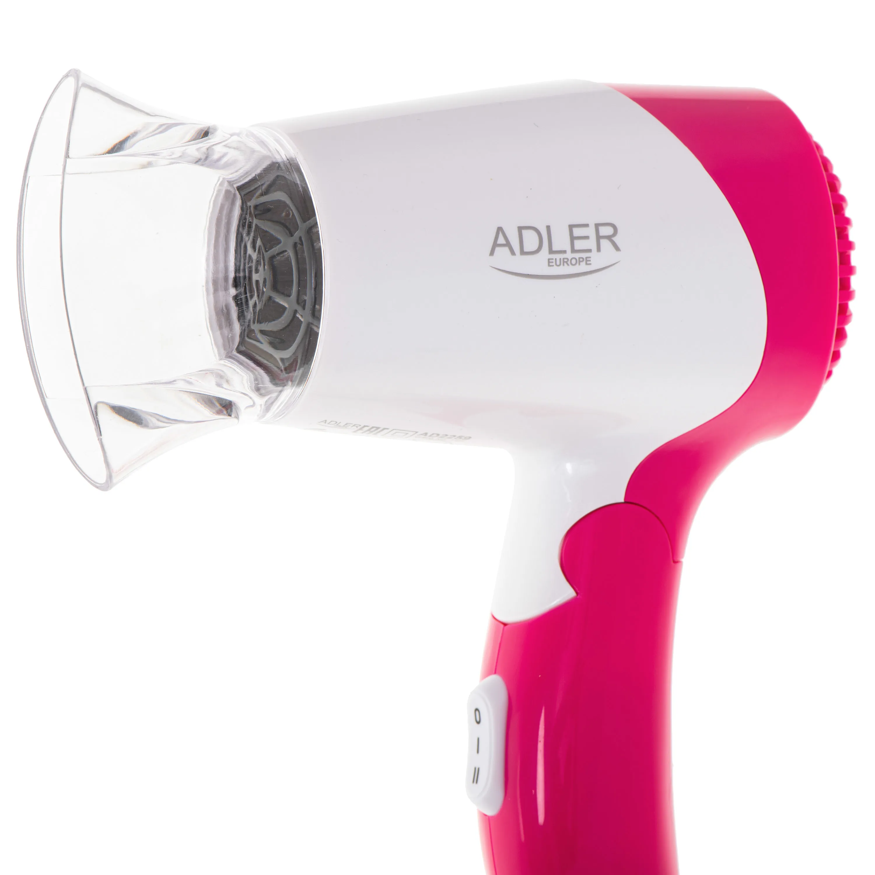 ADLER AD 2259 1200W Hair Dryer, Pink/White