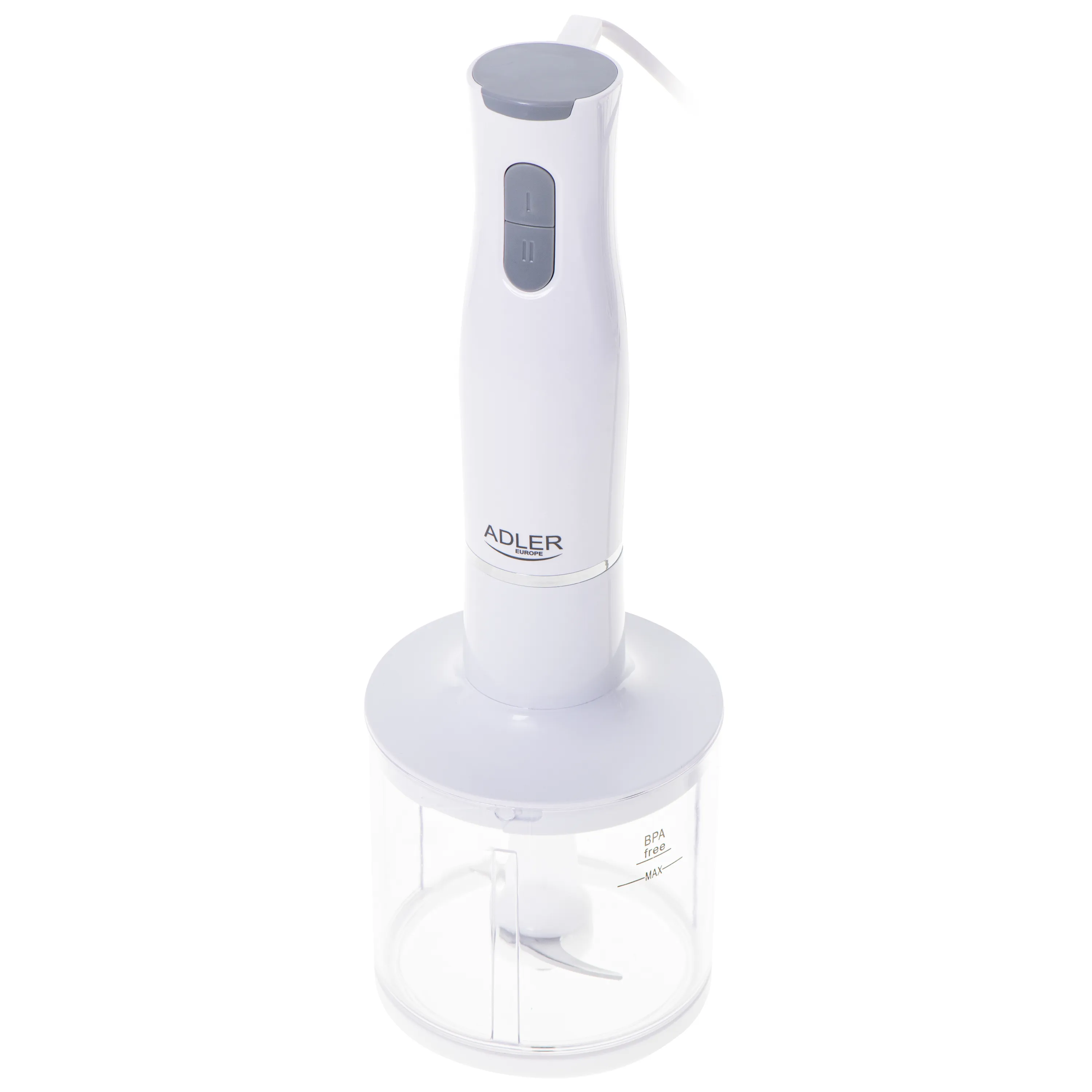 Adler AD 4620 800 W 0,75 l -sauvasekoitinsarja, valkoinen