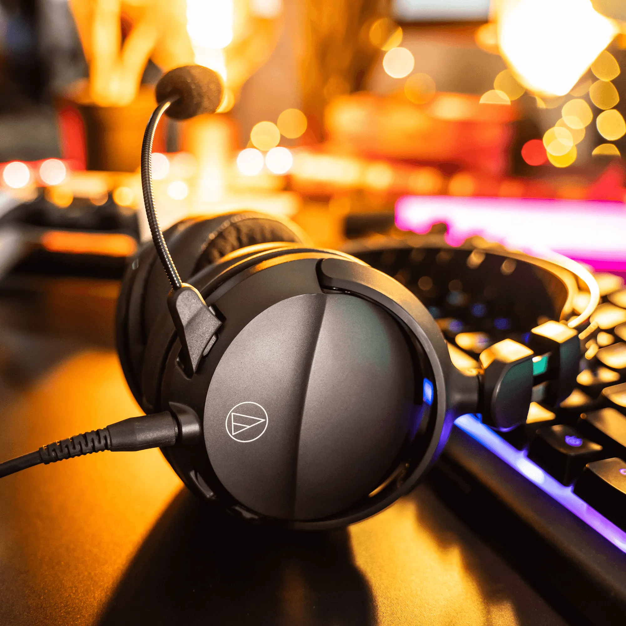Audio-Technica ATH-GL3 gaming headset, svart