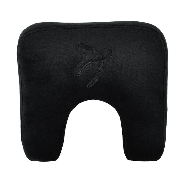 Arozzi Neck Pillow - Black Velour