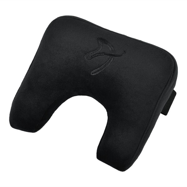 Arozzi Neck Pillow - Black Velour